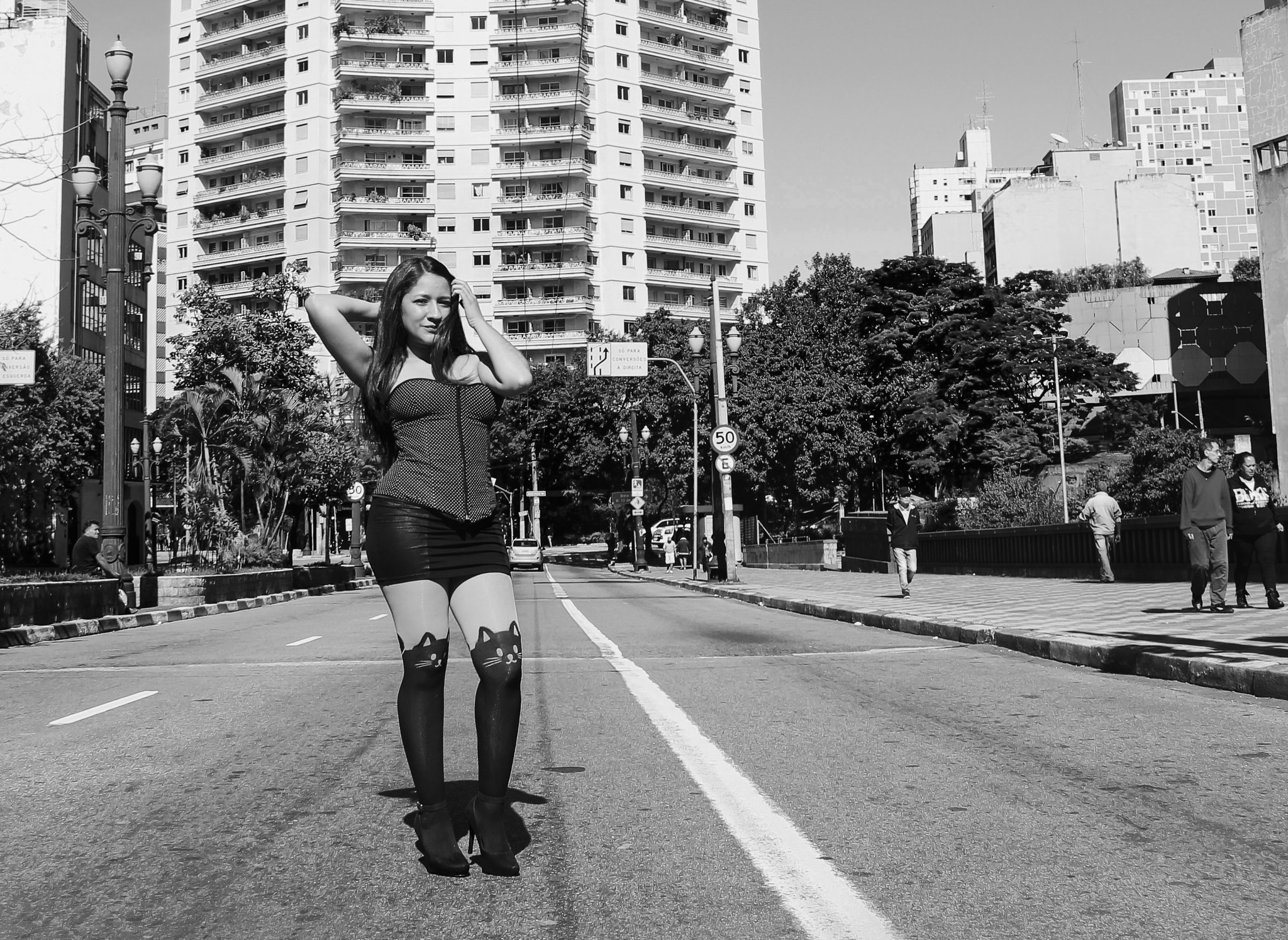 Canon EF-S 18-55mm F3.5-5.6 sample photo. Thaís luar milanesi pin-up girl photography