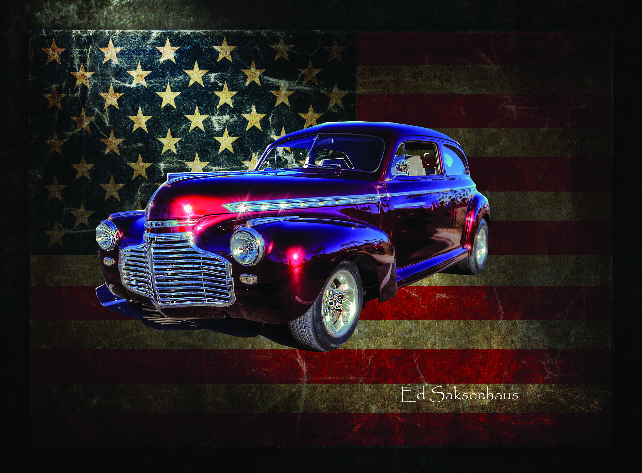 Canon EF-S 17-55mm F2.8 IS USM sample photo. Memorial day and chevrolet (1941) photography