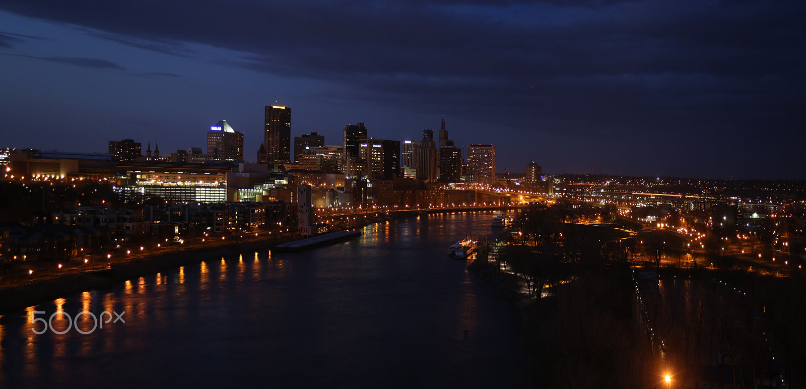 Canon EF 28-80mm f/3.5-5.6 sample photo. St. paul minnesota skyline photography