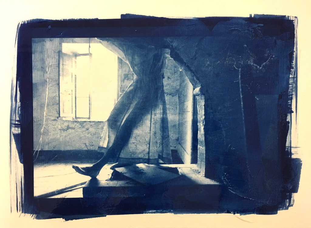 Maze series - Cyanotype on cotton paper and plaster by Carlo Chechi on 500px.com