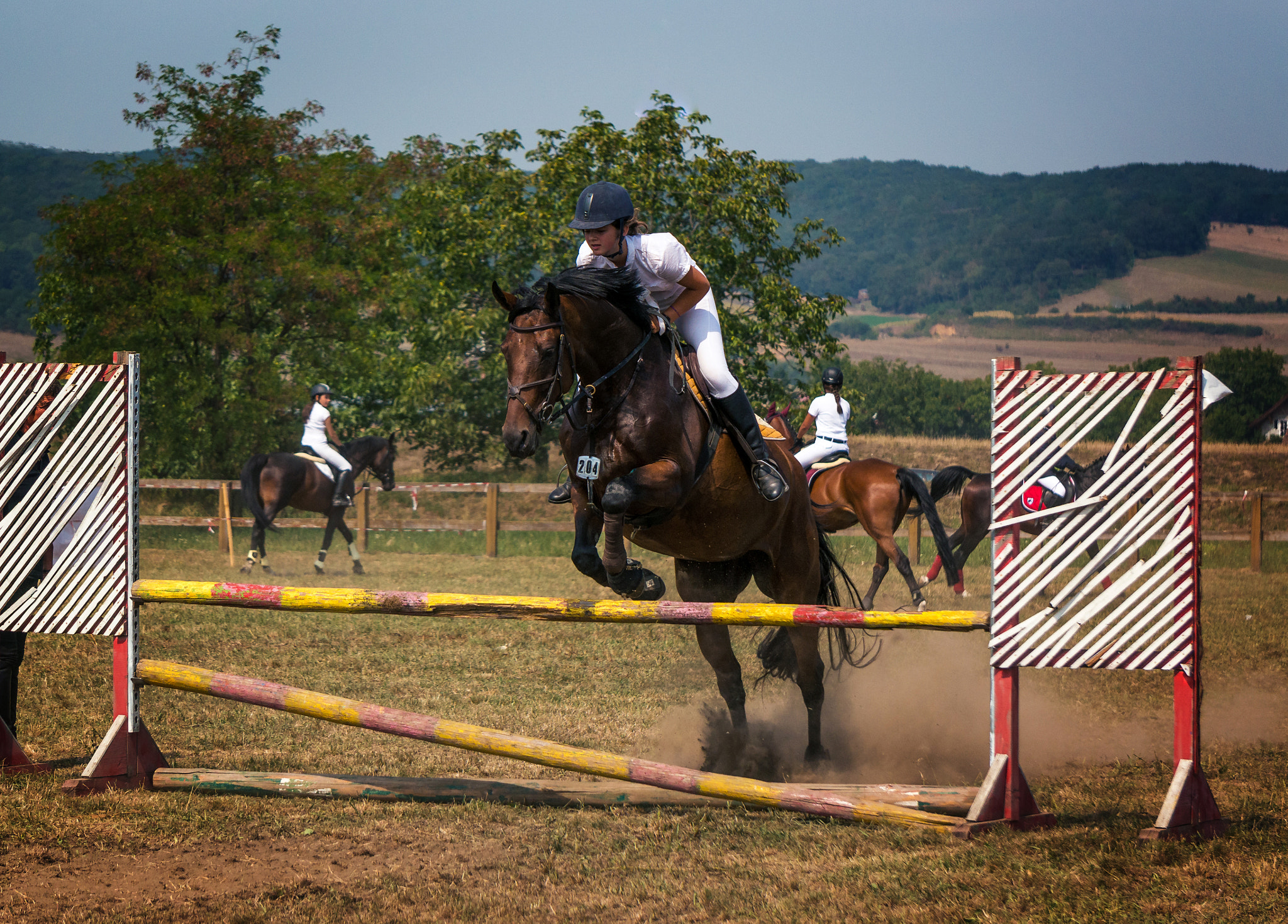 Sony Alpha NEX-5R + Sony E 55-210mm F4.5-6.3 OSS sample photo. Heating for competition photography