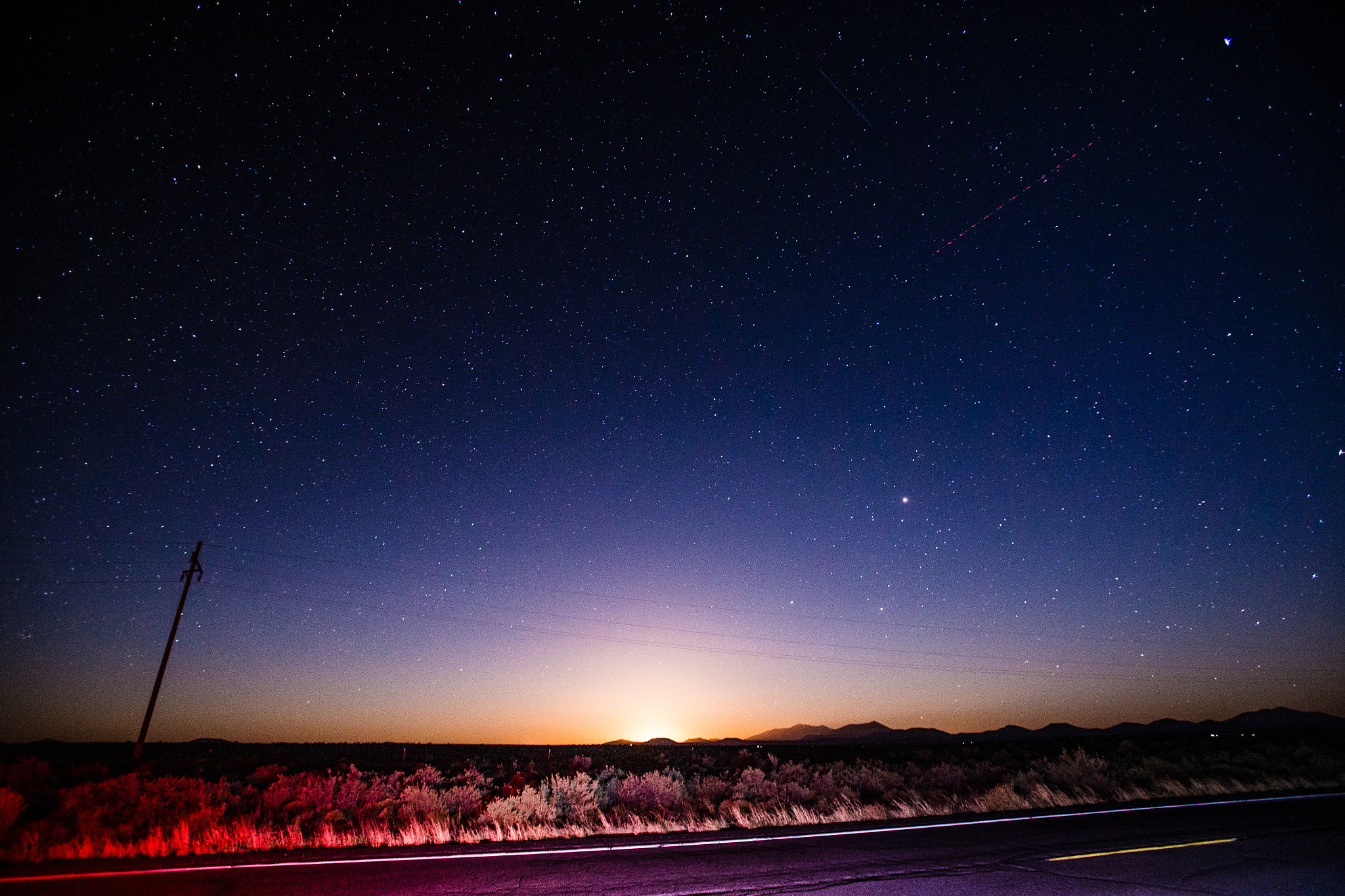 Canon EOS 6D + Canon EF 16-35mm F2.8L USM sample photo. Moon rising in arizona photography