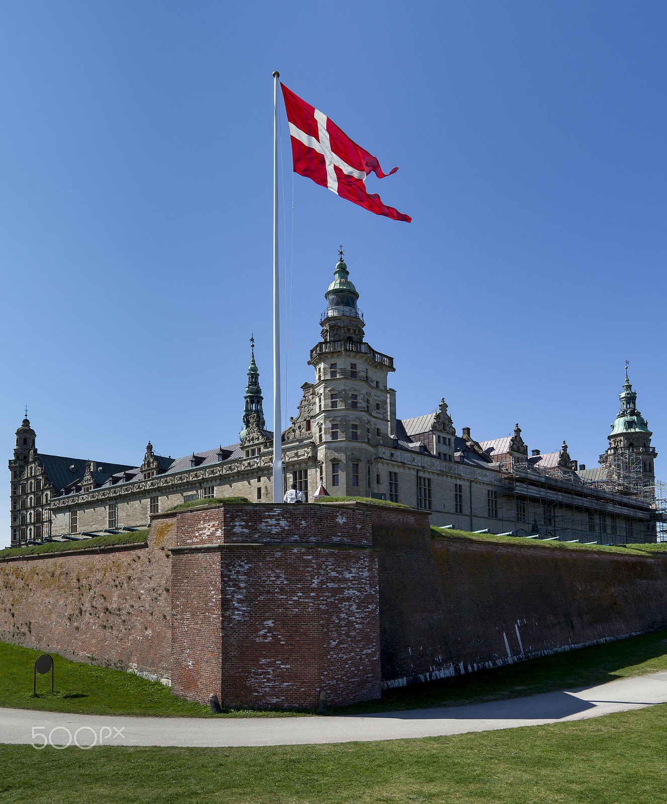 Canon EOS 5D Mark II + ZEISS Distagon T* 21mm F2.8 sample photo. Kronborg castle on a nice day photography