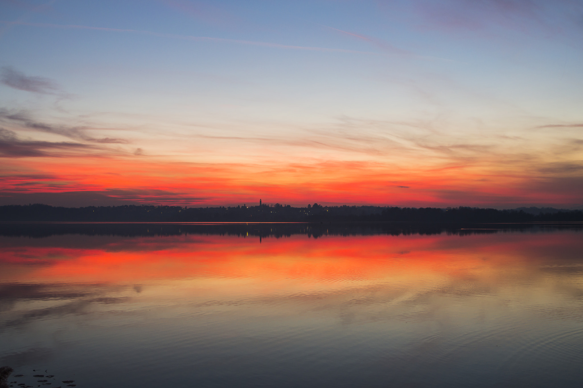 Tamron SP 24-70mm F2.8 Di VC USD sample photo. Red sunset photography
