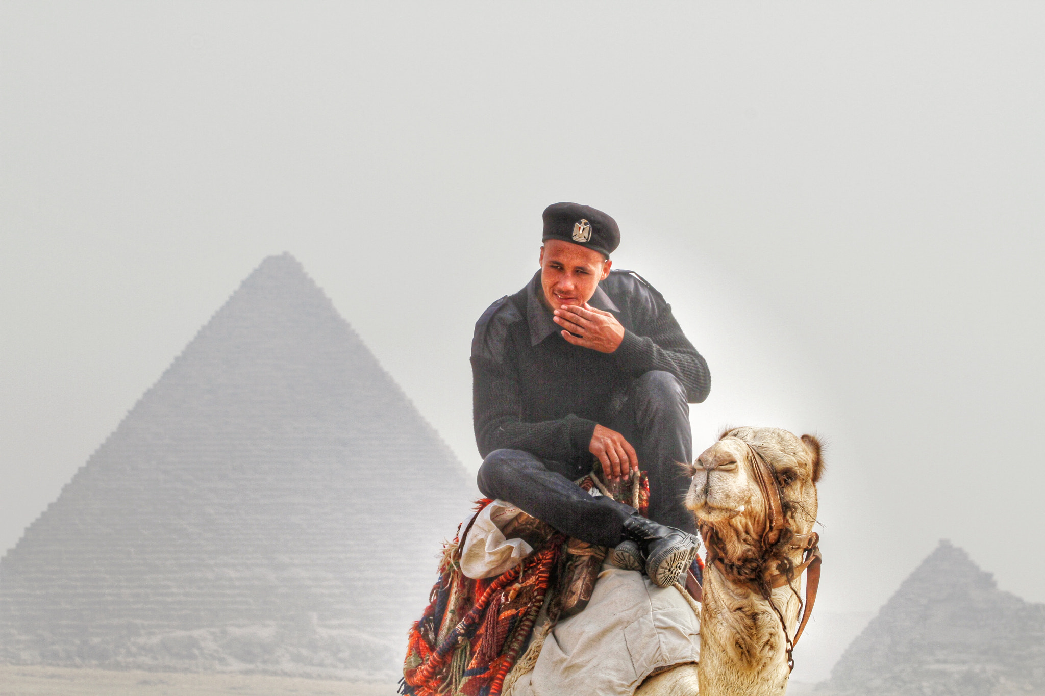 Canon EF 70-200mm F2.8L USM sample photo. Egypt pyramids photography