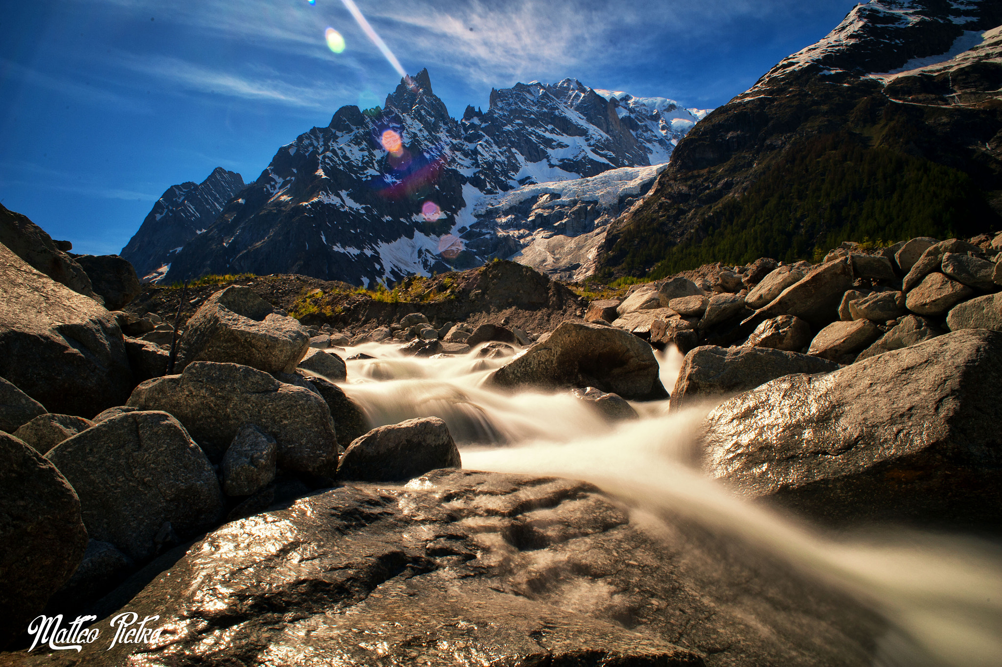 Nikon D700 + AF Nikkor 24mm f/2.8 sample photo. Monte bianco photography