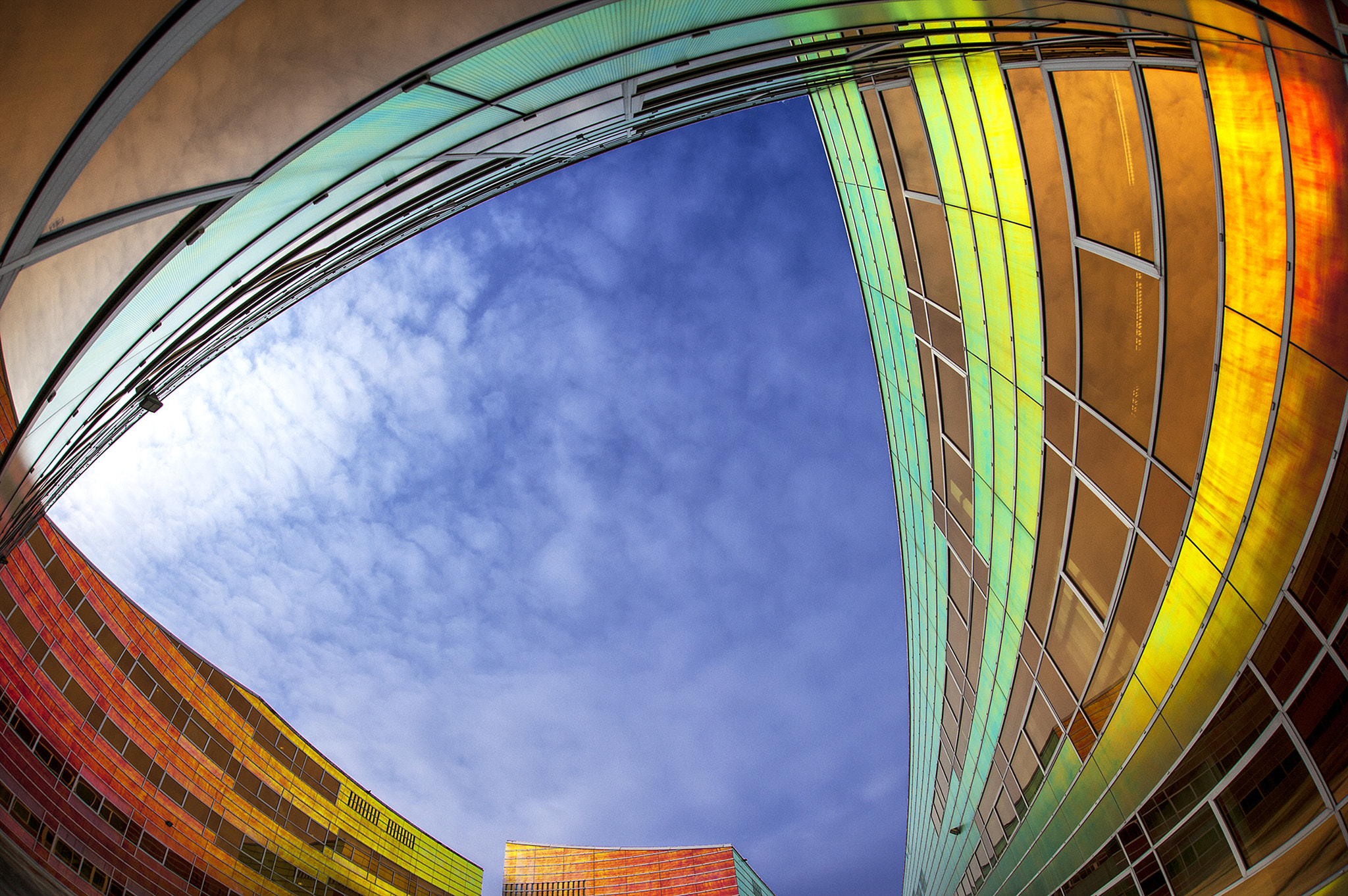 Sigma 15mm F2.8 EX DG Diagonal Fisheye sample photo. A colourful place to work photography