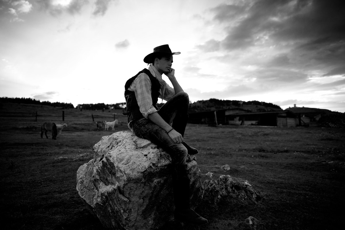 Nikon D700 + Tamron SP 35mm F1.8 Di VC USD sample photo. Cowboy photography