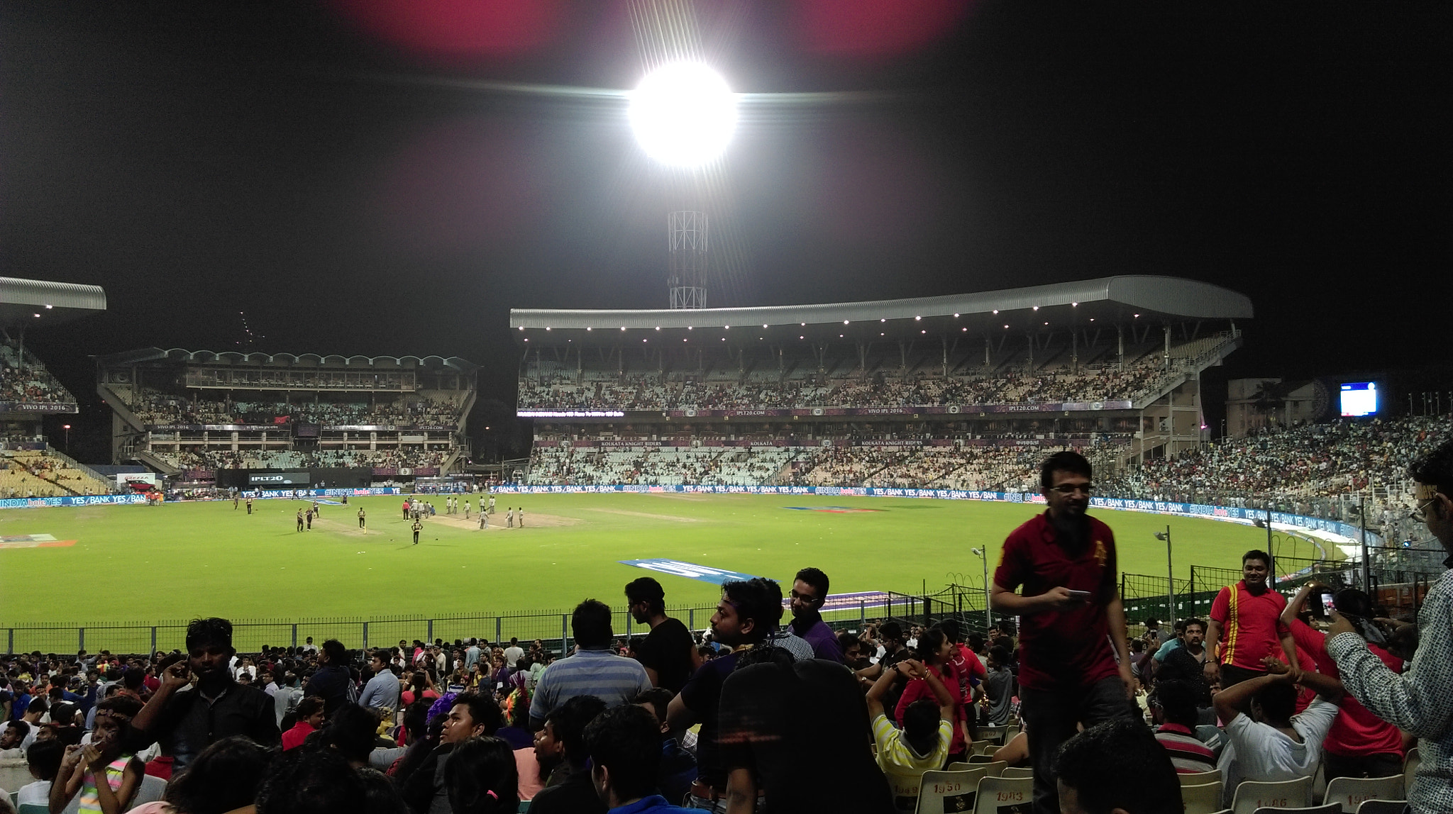 HTC DESIRE 820 DUAL SIM sample photo. Enjoying the cricket match at kolkata eden gardens photography