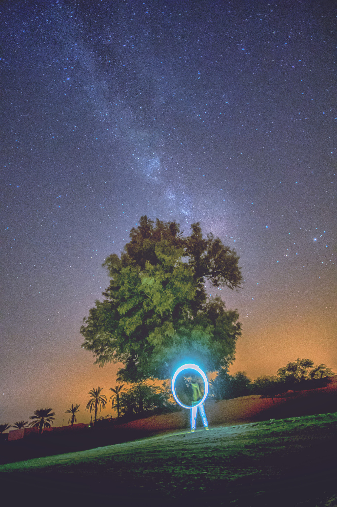 Sigma 10-20mm F4-5.6 EX DC HSM sample photo. Selfie under the milkyway photography