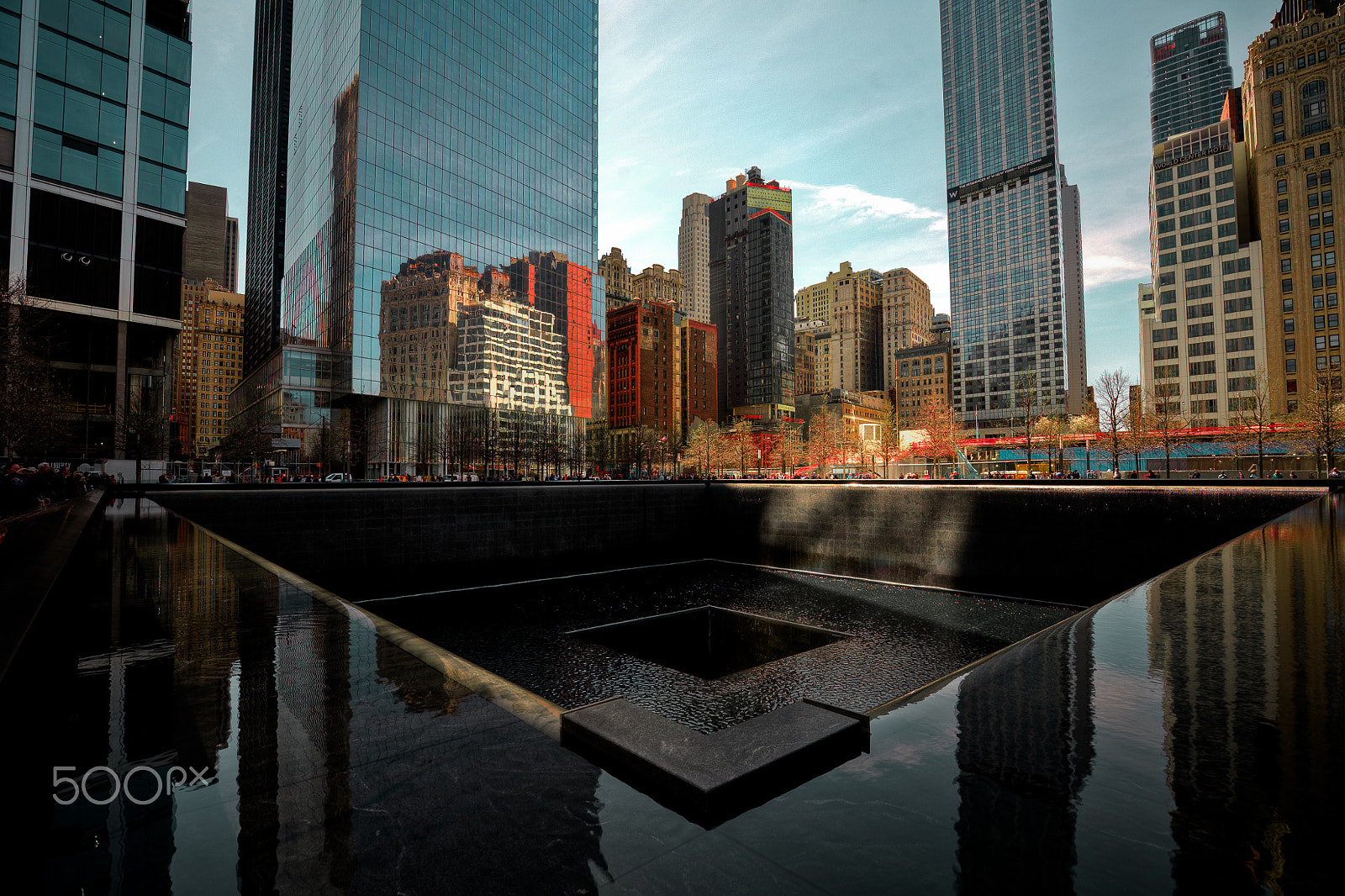 Canon EOS 5D + Canon EF 16-35mm F4L IS USM sample photo. Hallowed ground - wtc memorial 1 photography