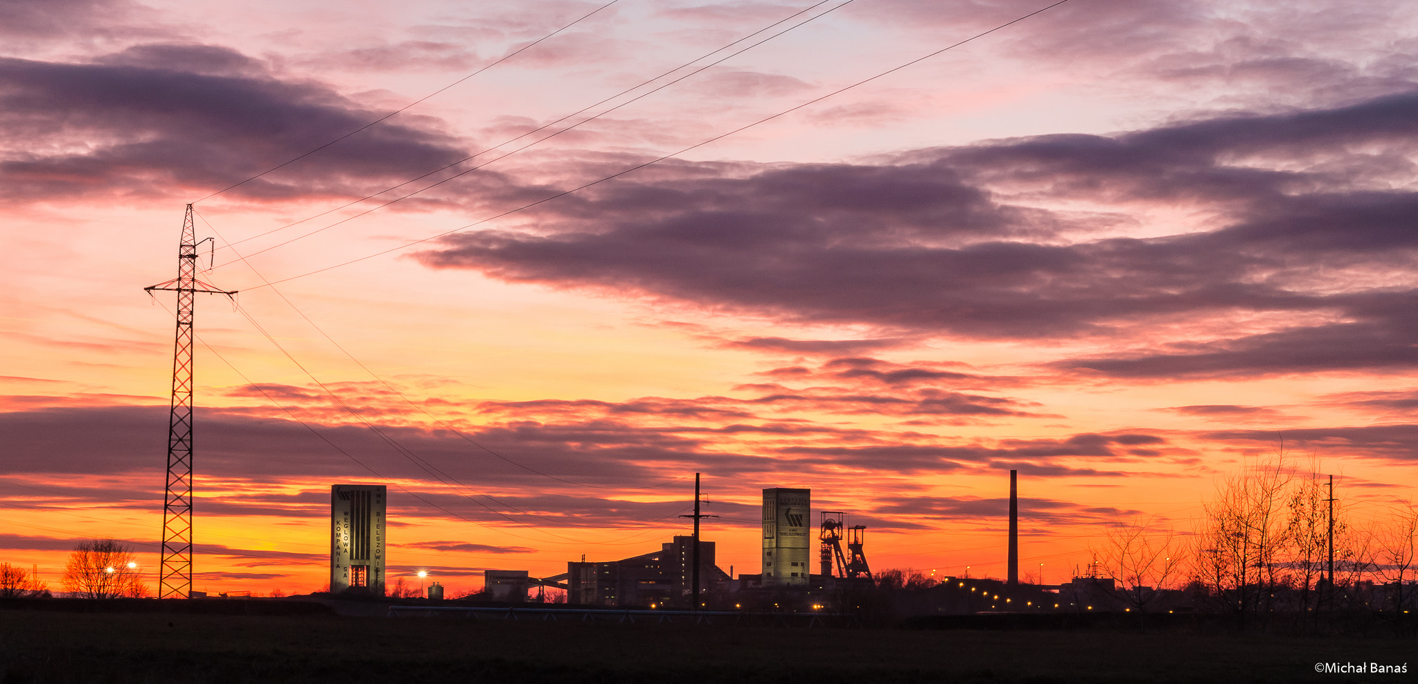Sigma 17-50mm F2.8 EX DC HSM sample photo. Sunset in silesia photography