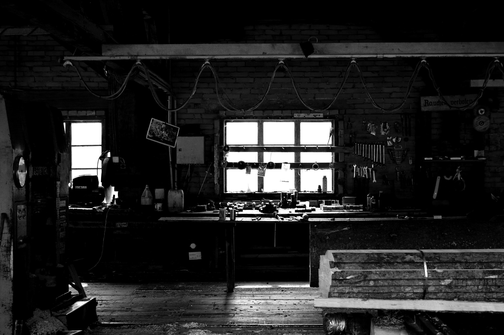 Pentax K-3 II sample photo. Old sawmill photography