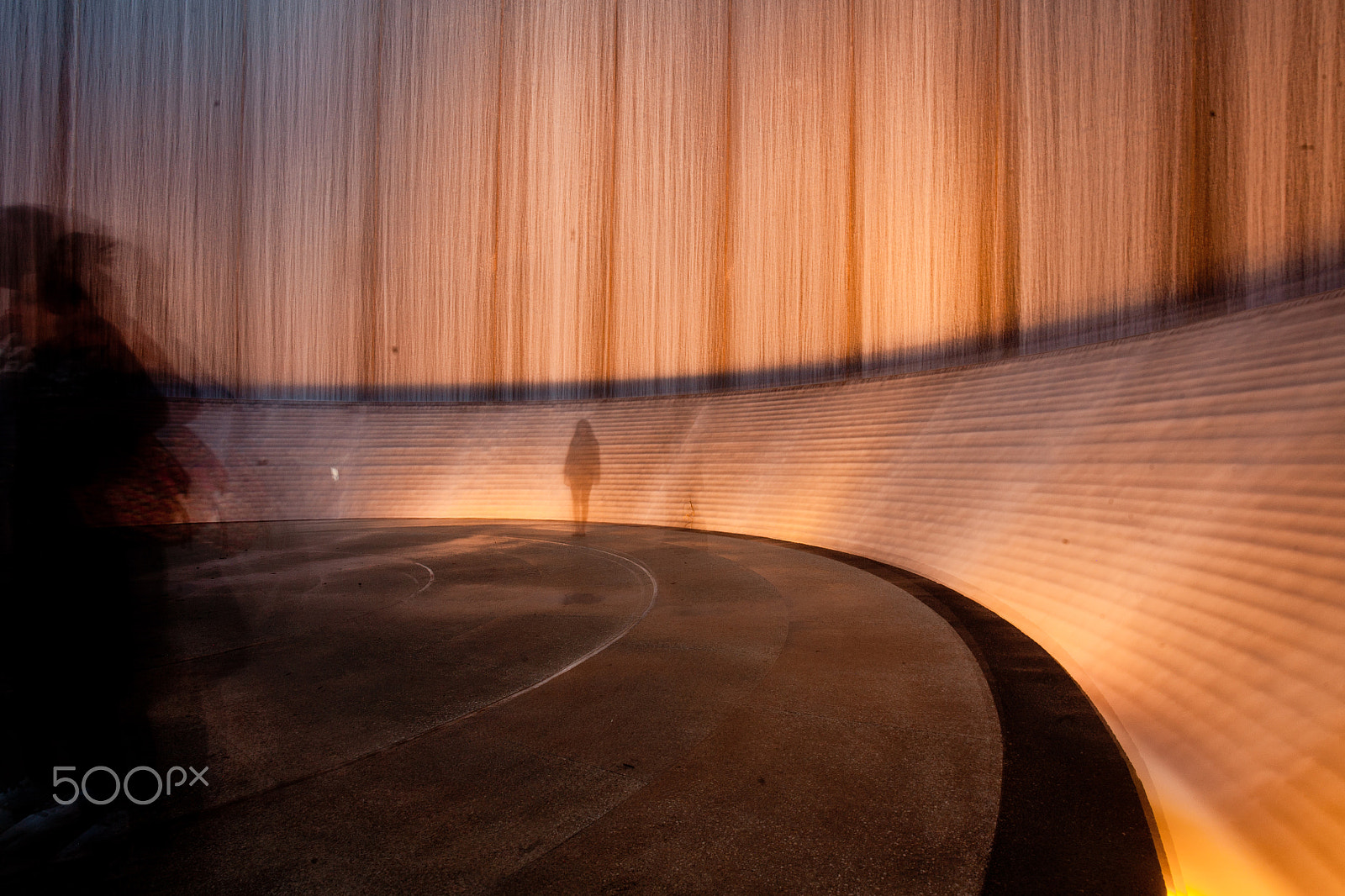 Canon EOS 5D + Canon EF 16-35mm F4L IS USM sample photo. Ghosts in the fountain - houston photography
