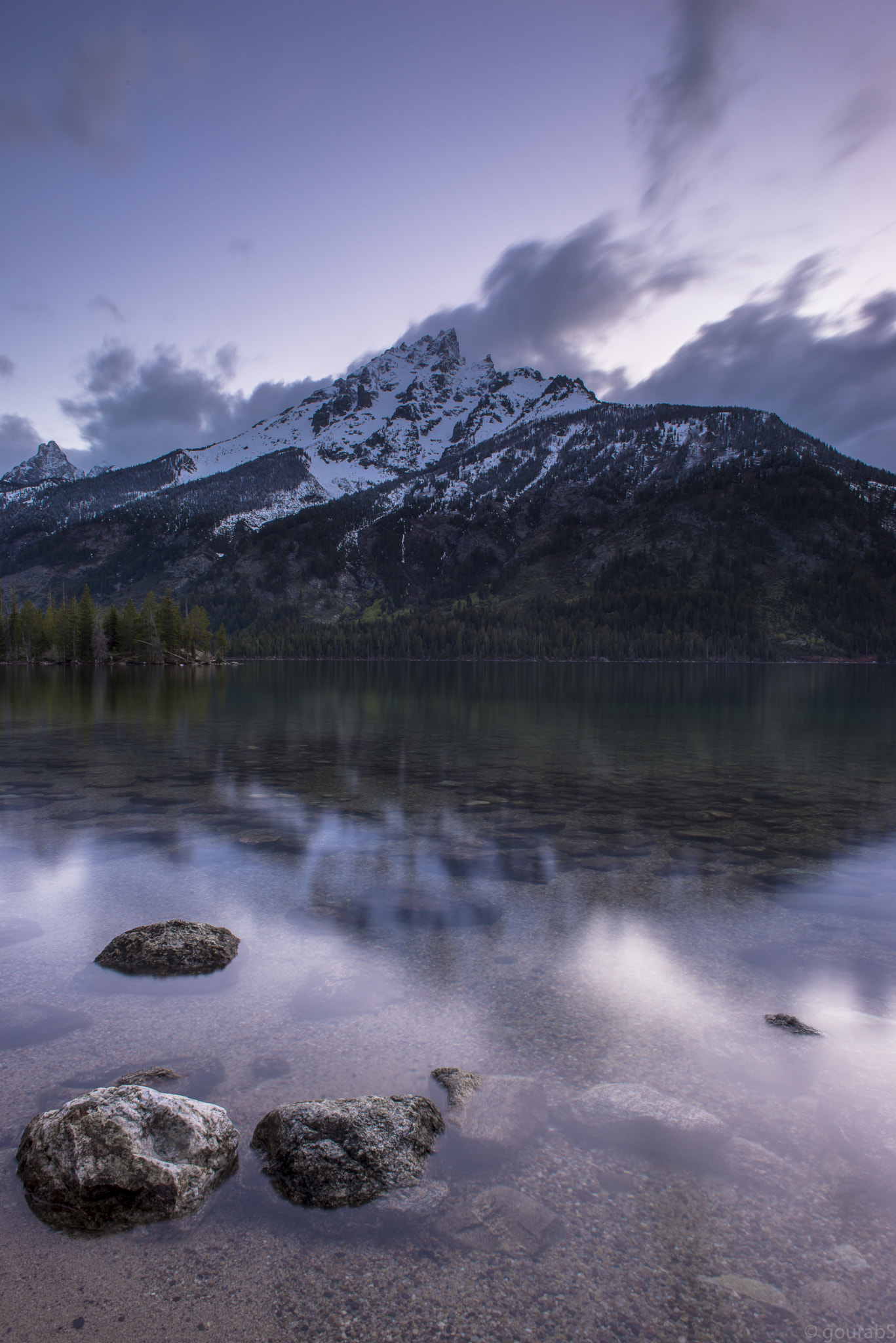 Nikon D610 + Nikon AF Nikkor 24mm F2.8D sample photo. Sun sets over the tetons photography