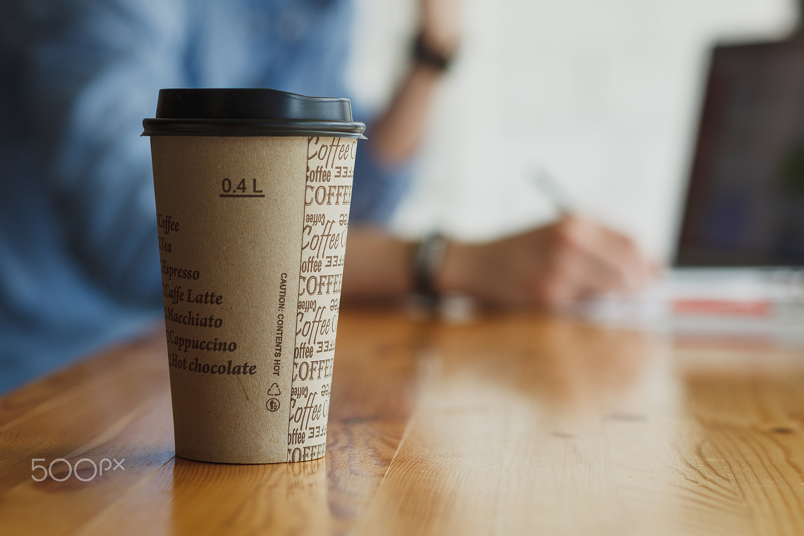 Canon EOS 5D Mark II + Canon TS-E 90mm F2.8 Tilt-Shift sample photo. Paper cup of coffee photography