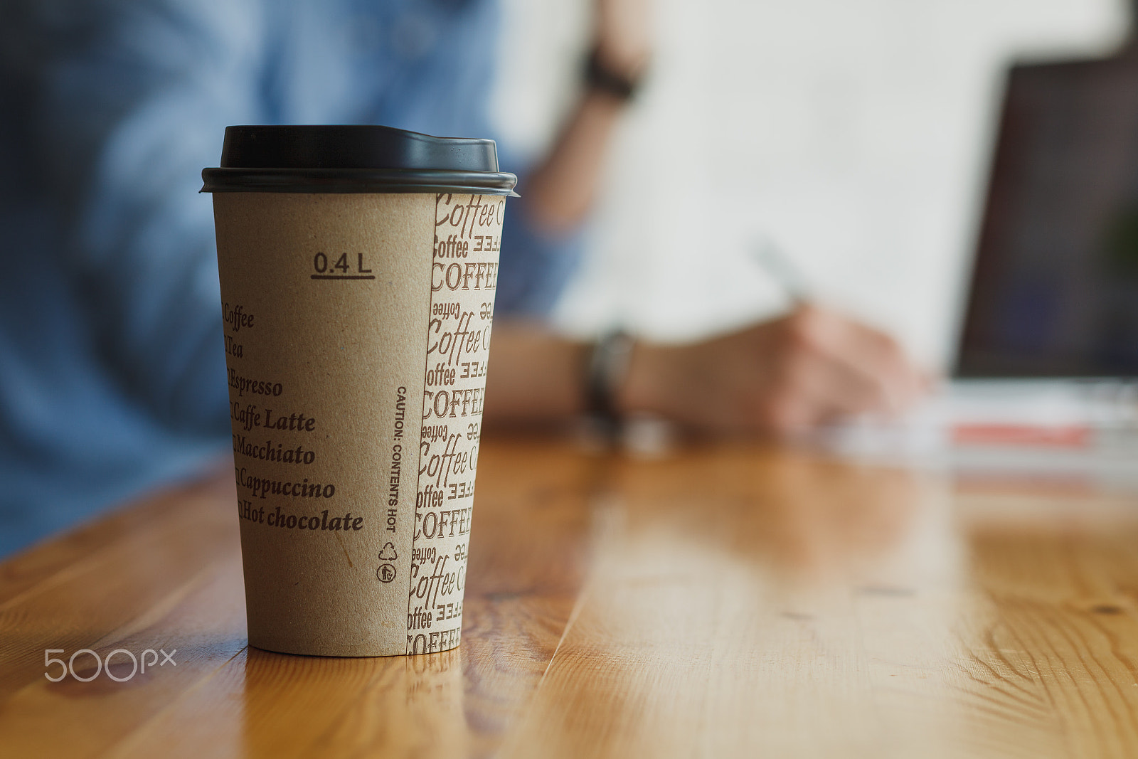 Canon TS-E 90mm F2.8 Tilt-Shift sample photo. Paper cup of coffee photography