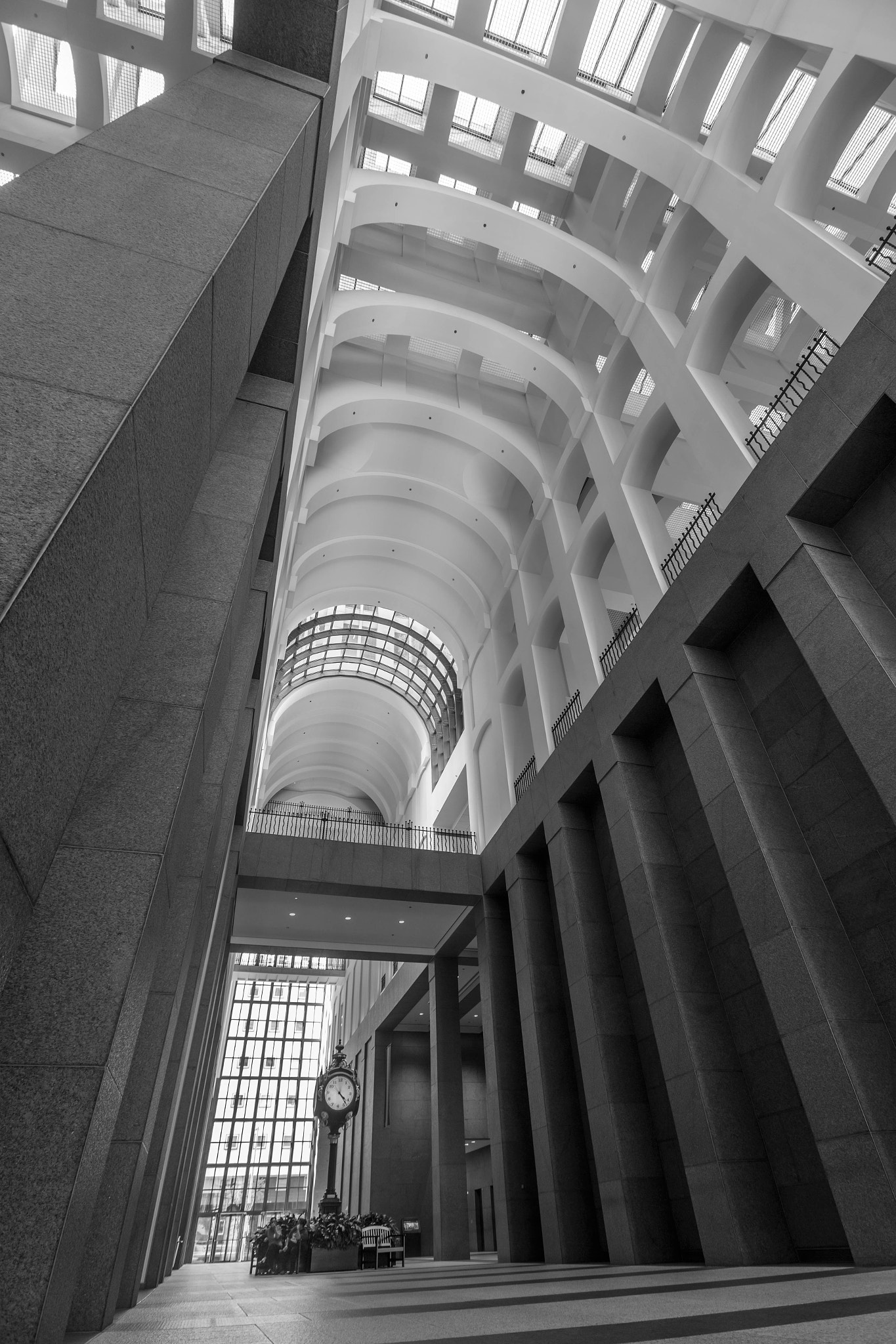 Sigma 17-35mm f/2.8-4 EX DG Aspherical HSM sample photo. Bank of america lobby photography