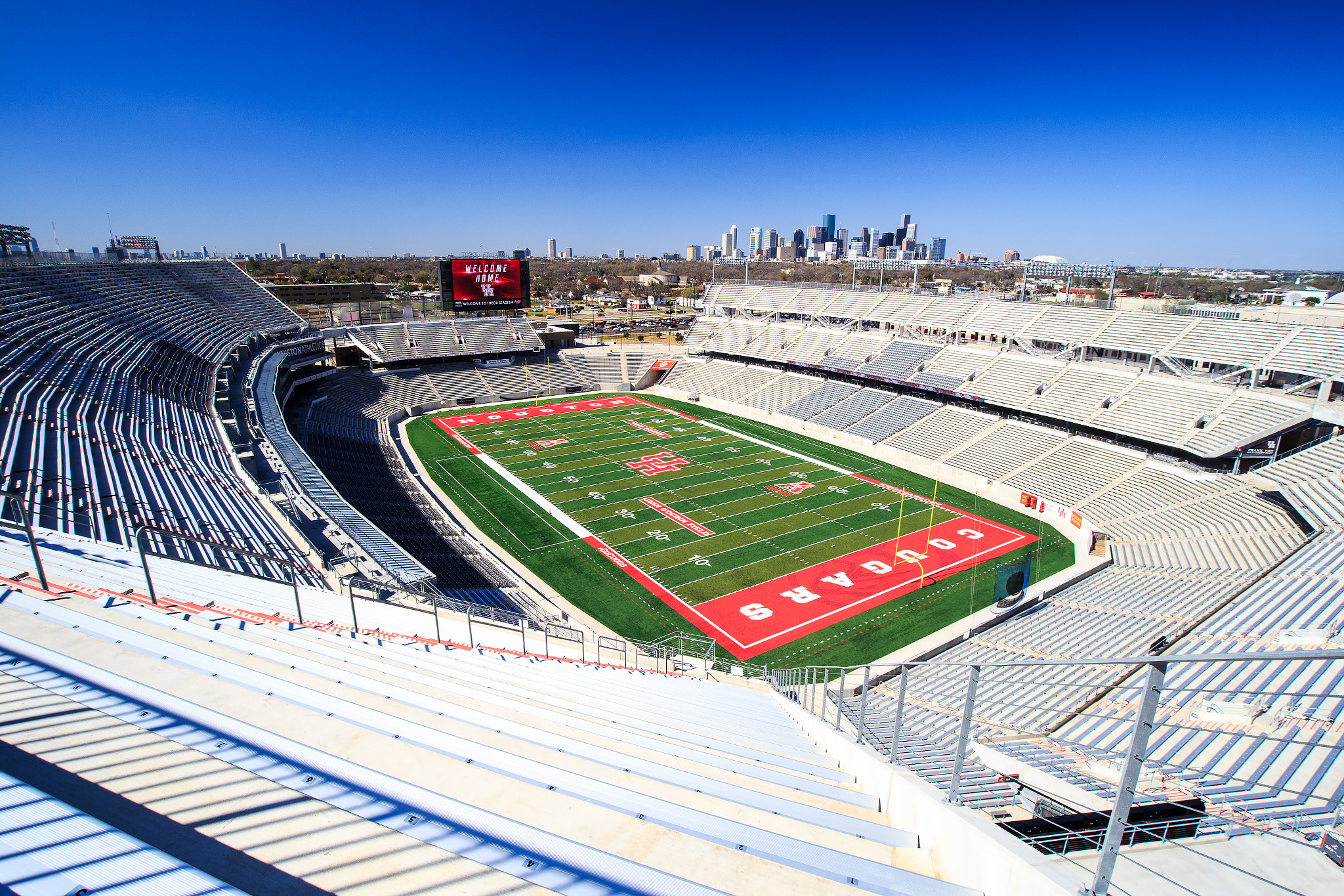 Sigma 17-35mm f/2.8-4 EX DG Aspherical HSM sample photo. University of houston stadium photography