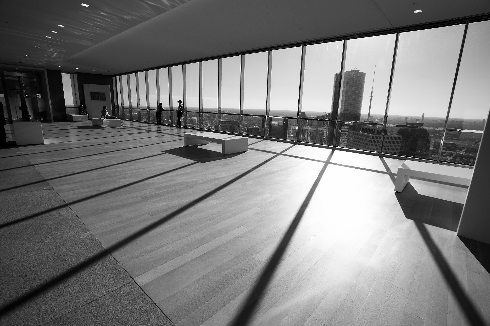 Sigma 17-35mm f/2.8-4 EX DG Aspherical HSM sample photo. Chase tower sky lobby photography