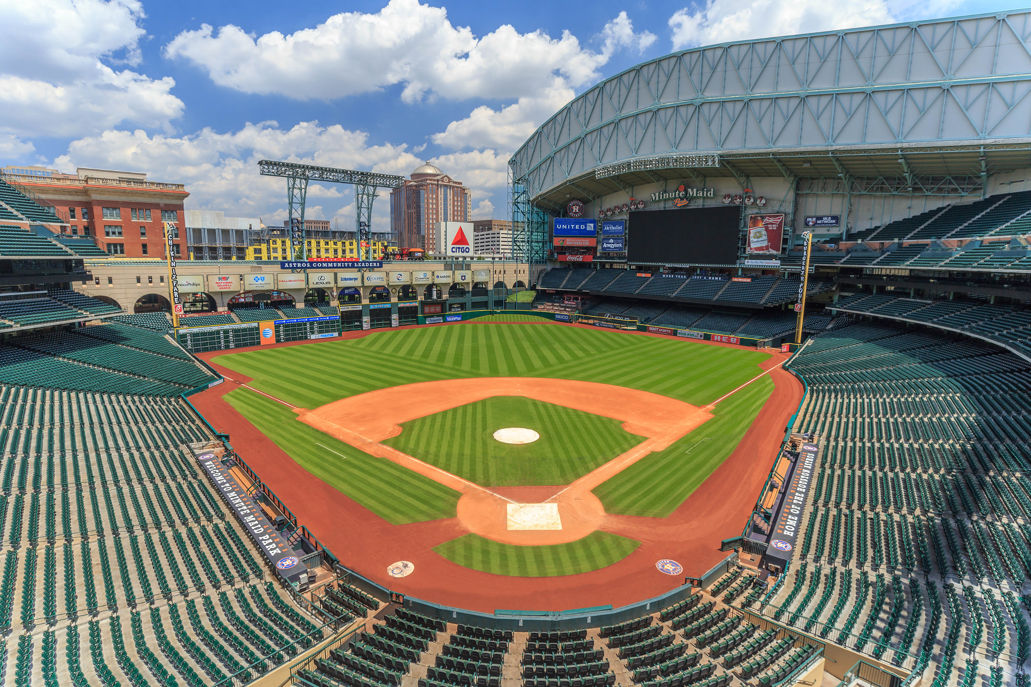 Sigma 17-35mm f/2.8-4 EX DG Aspherical HSM sample photo. Minute maid park home of the houston astros photography