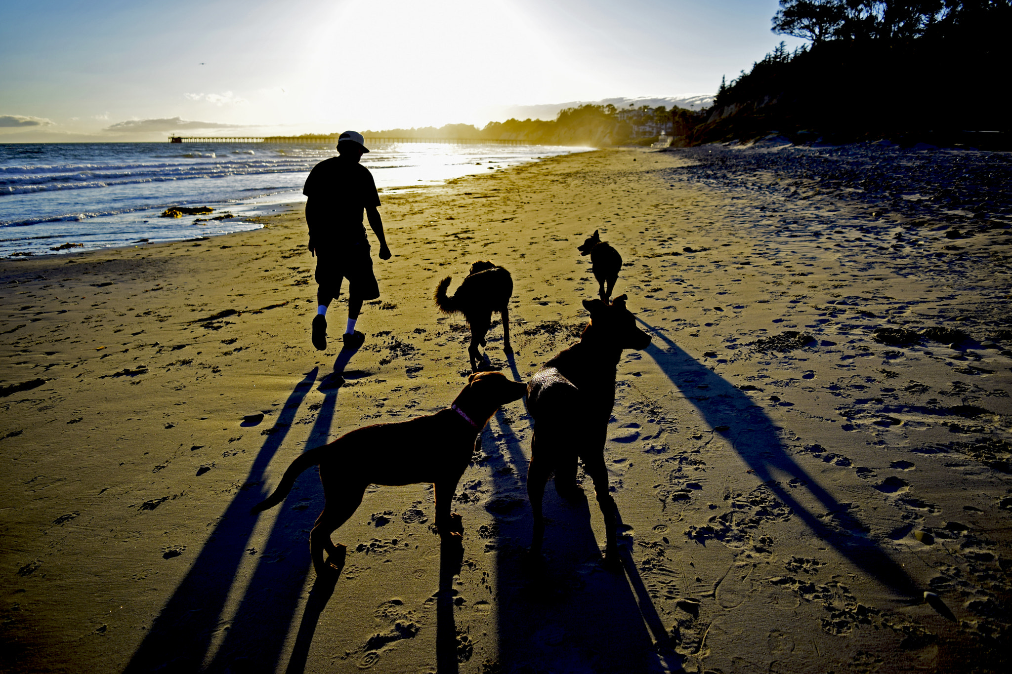 FSA-L2, EDG 65, 800mm F13 G sample photo. Sunset at the beach photography