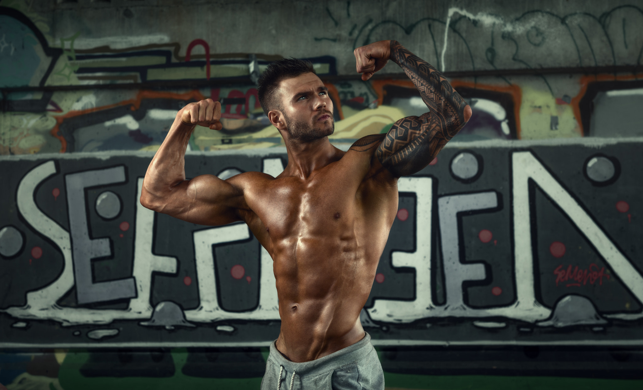 Nikon AF-S Micro-Nikkor 60mm F2.8G ED sample photo. Champion of ukraine "men's physique" photography