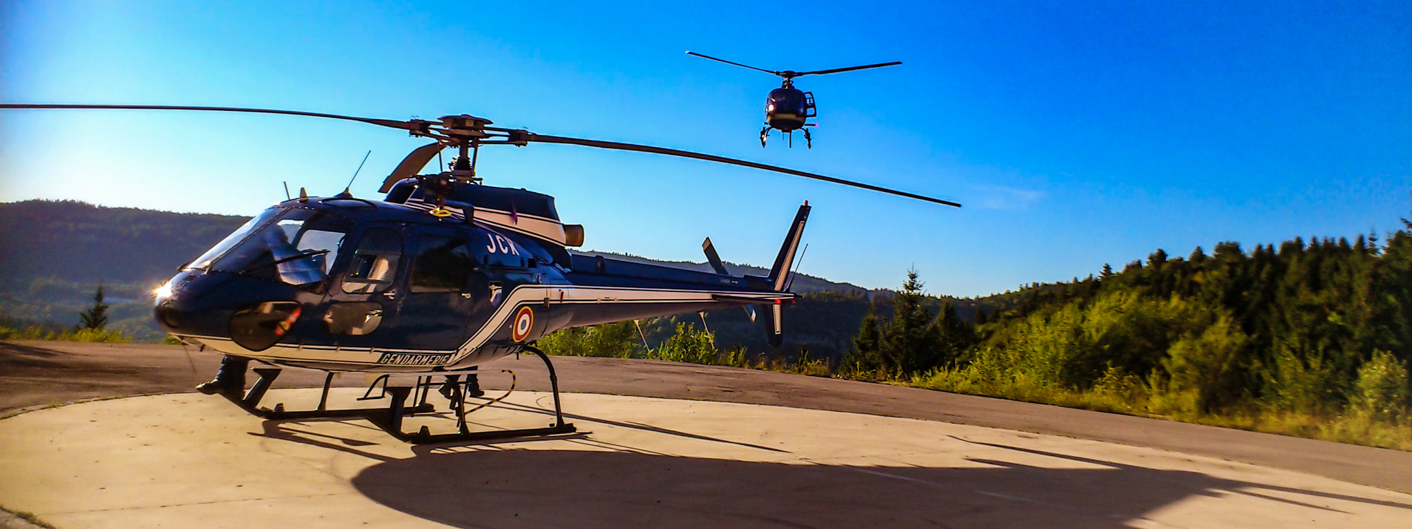 Sony Ericsson Xperia ray sample photo. Eurocopter as 350 photography