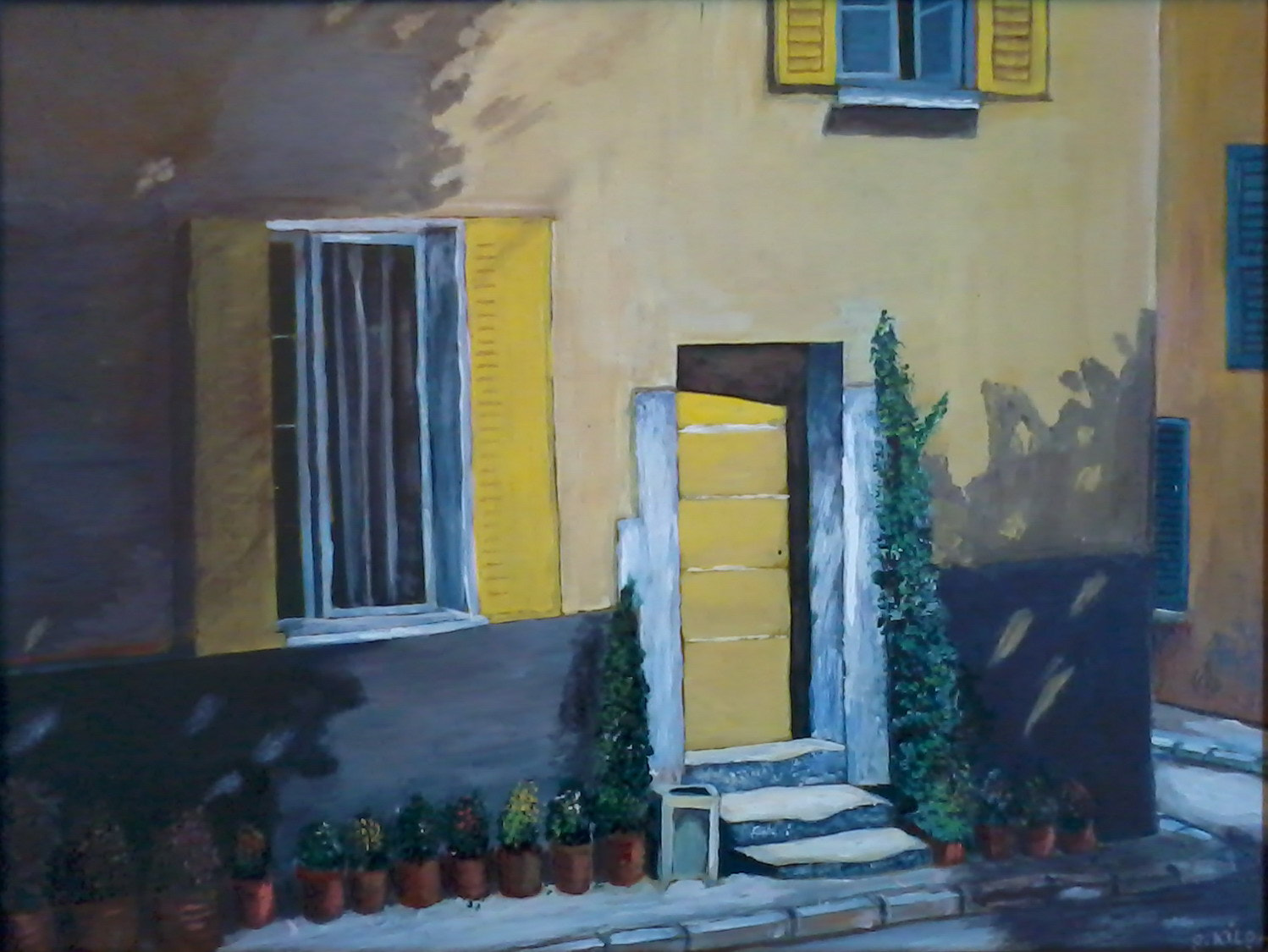 Samsung Galaxy Y sample photo. Old street house painted by saad kilo.jpg photography