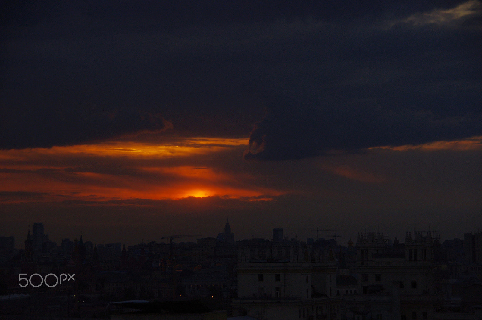 Pentax K-x sample photo. Sunset photography
