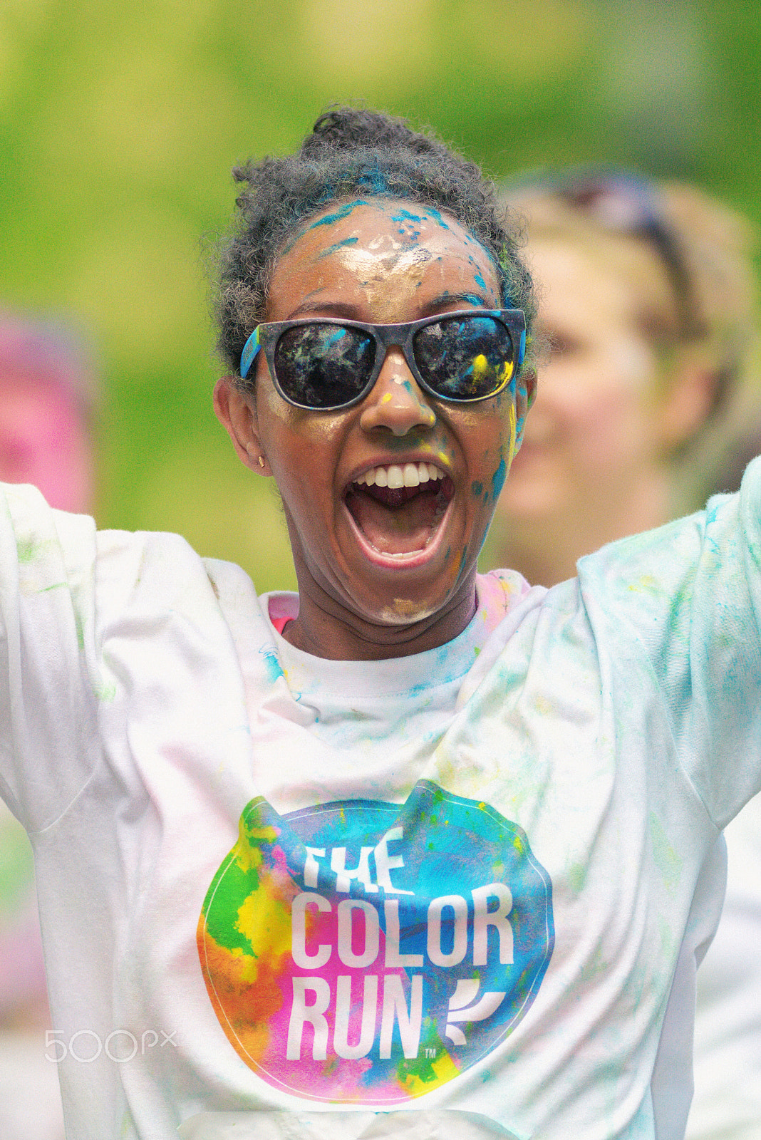 Nikon AF-S Nikkor 300mm F2.8G ED VR II sample photo. Color run photography