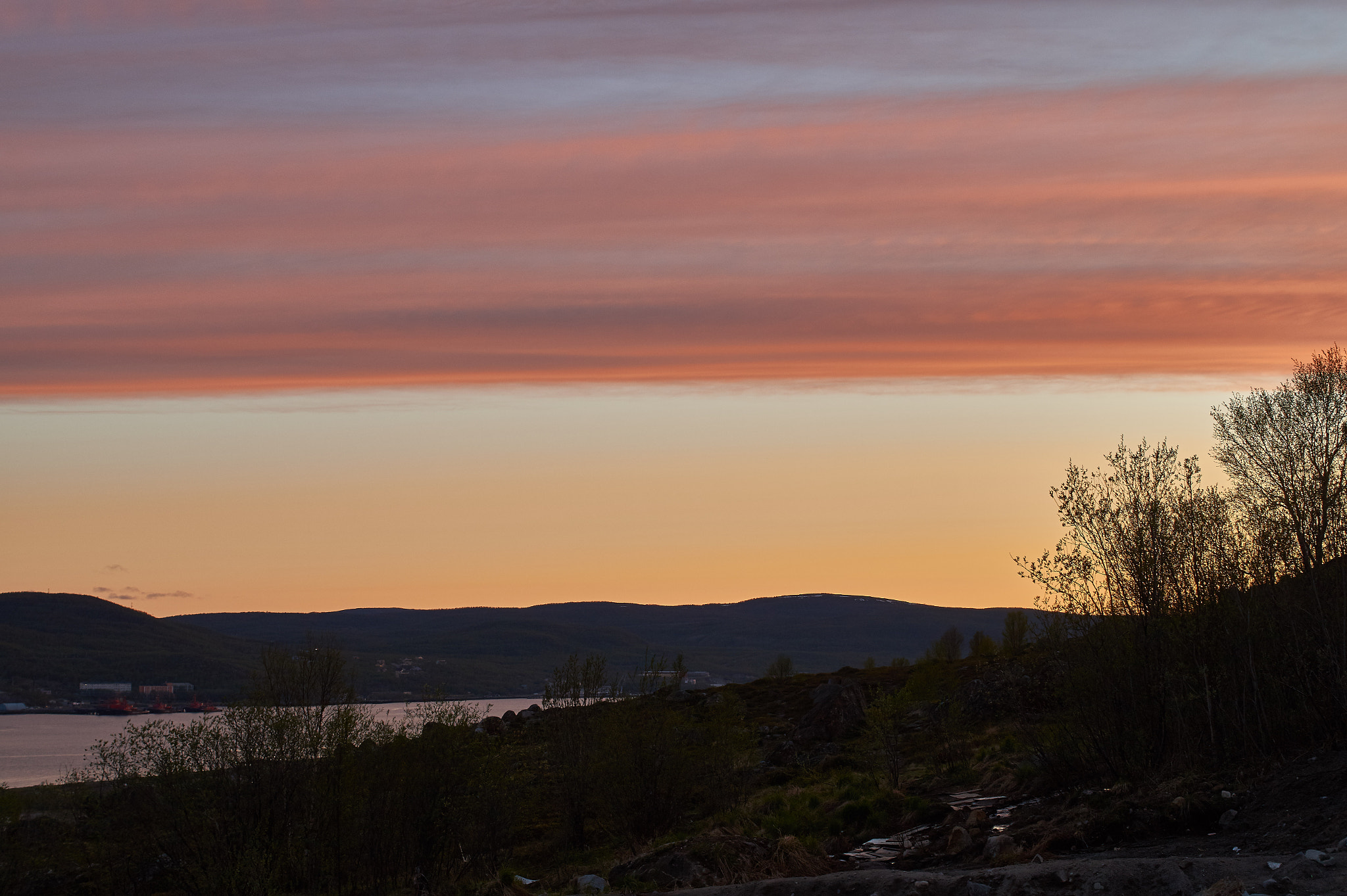 Sony SLT-A58 + Sony DT 35mm F1.8 SAM sample photo. Murmansk sunset photography