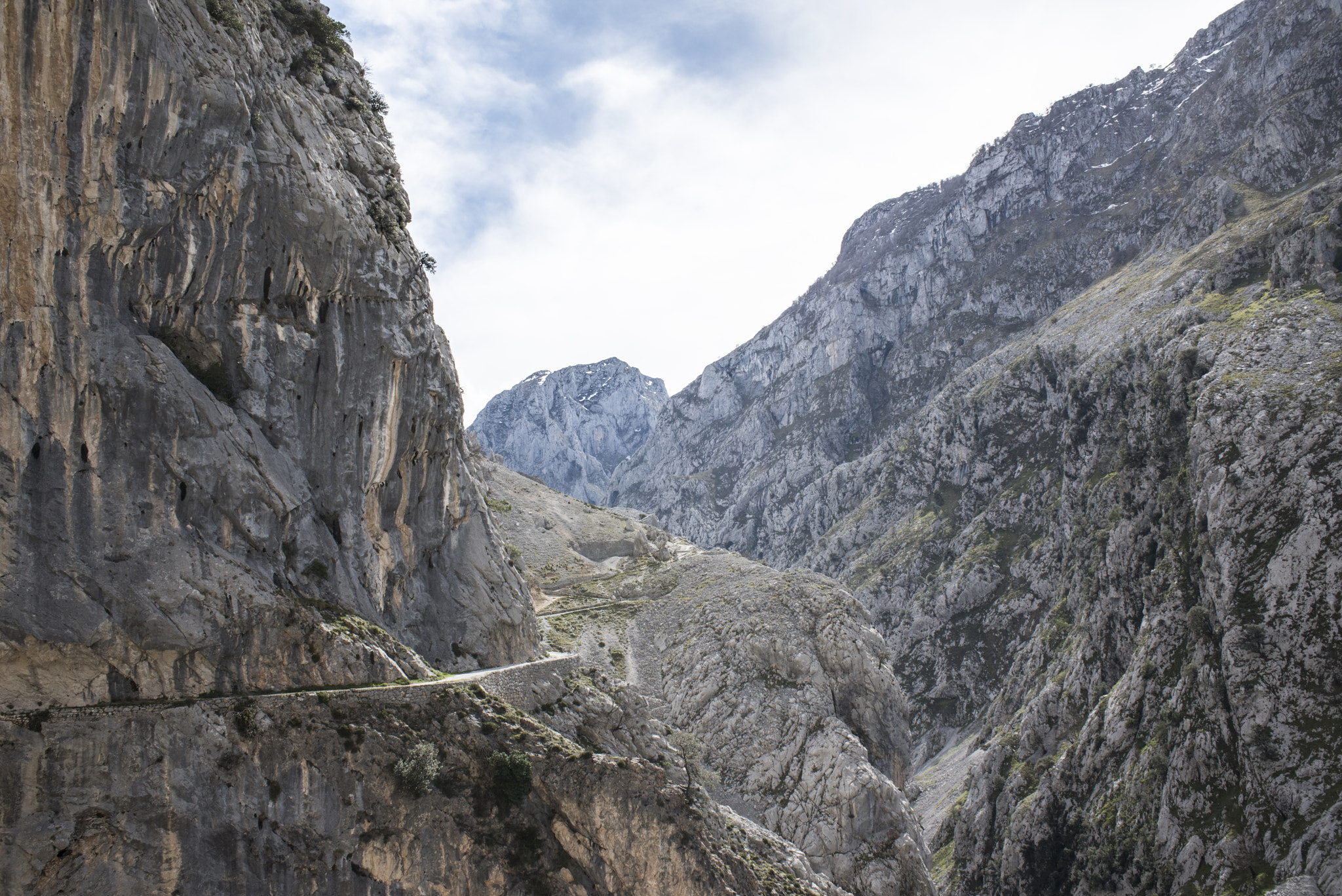 Nikon D810 + Nikon AF Nikkor 28mm F2.8D sample photo. Cares gorge, picos de europa, asturias, spain. photography