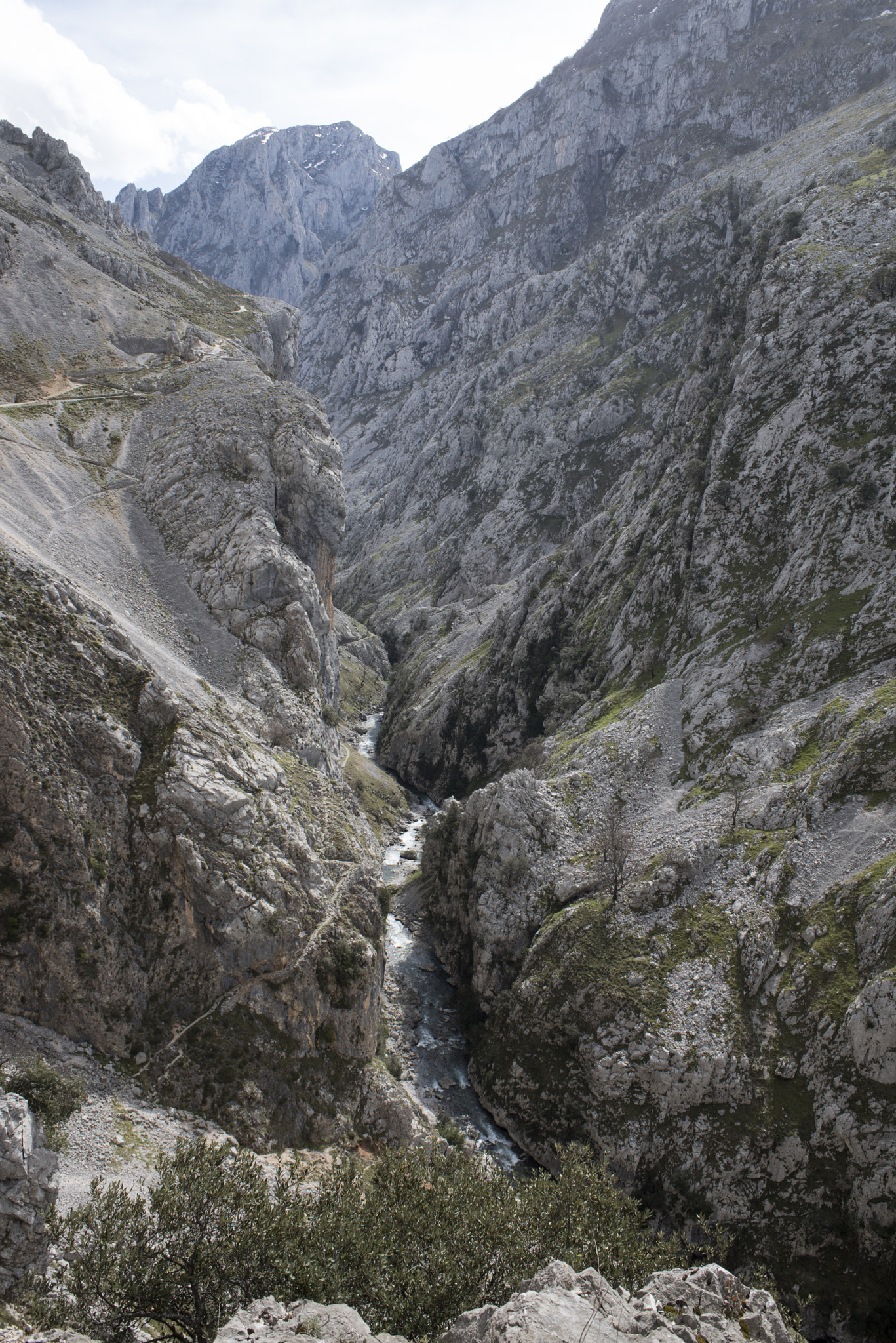 Nikon D810 + Nikon AF Nikkor 28mm F2.8D sample photo. Cares gorge, picos de europa, asturias, spain. photography