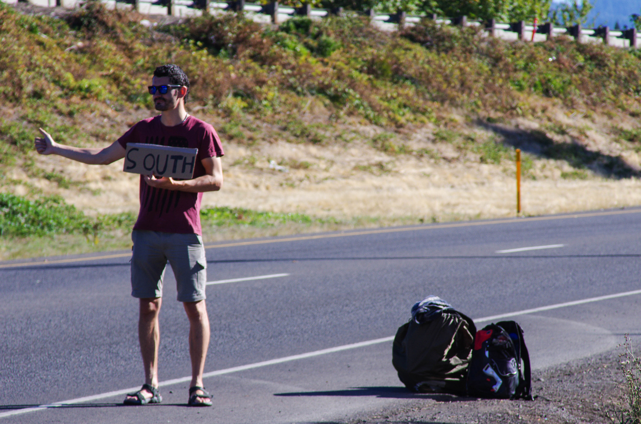 Pentax K-5 II sample photo. Hitchhiking through the states photography