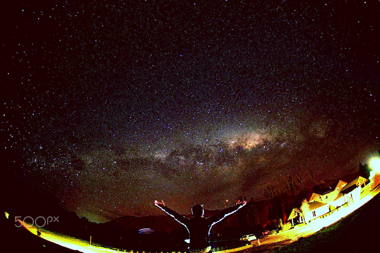 Sony a99 II sample photo. Milky way in new zealand photography