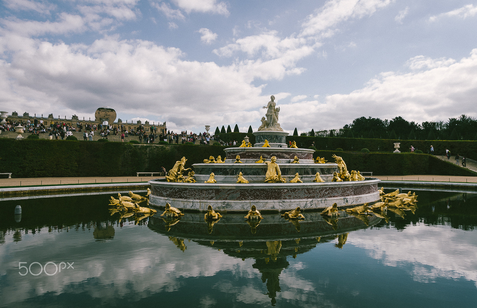 Pentax K-5 sample photo. Gardens of versailles photography