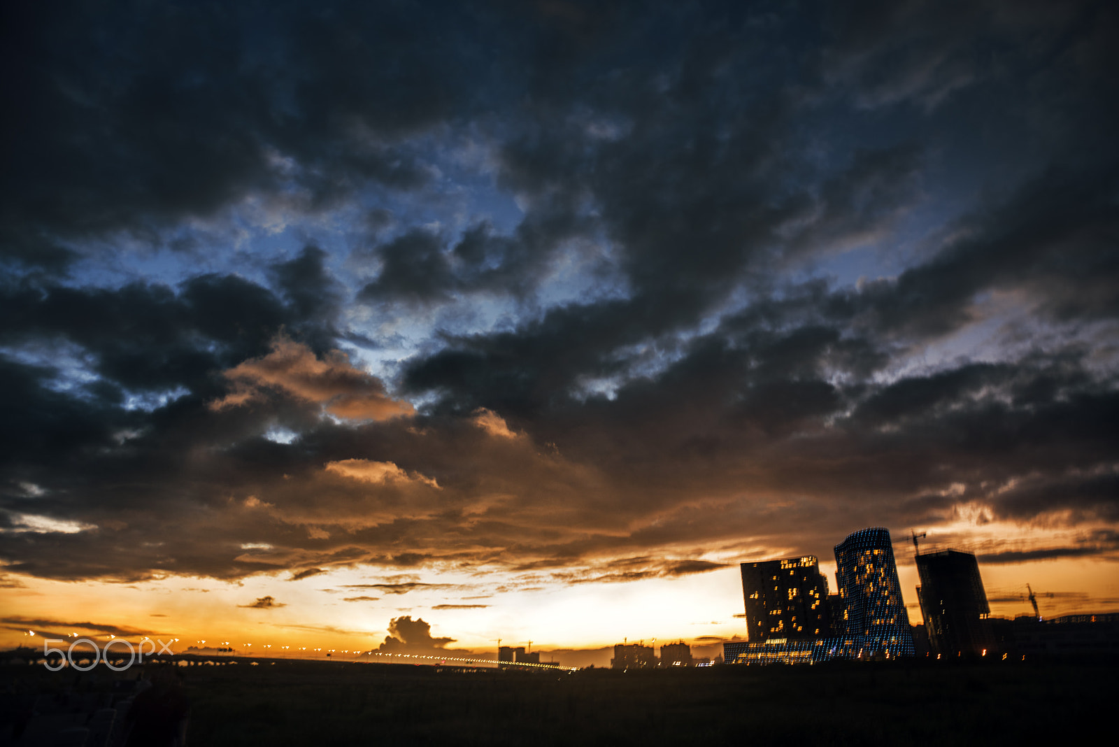Nikon D810 + Nikon AF Nikkor 20mm F2.8D sample photo. Sunset photography