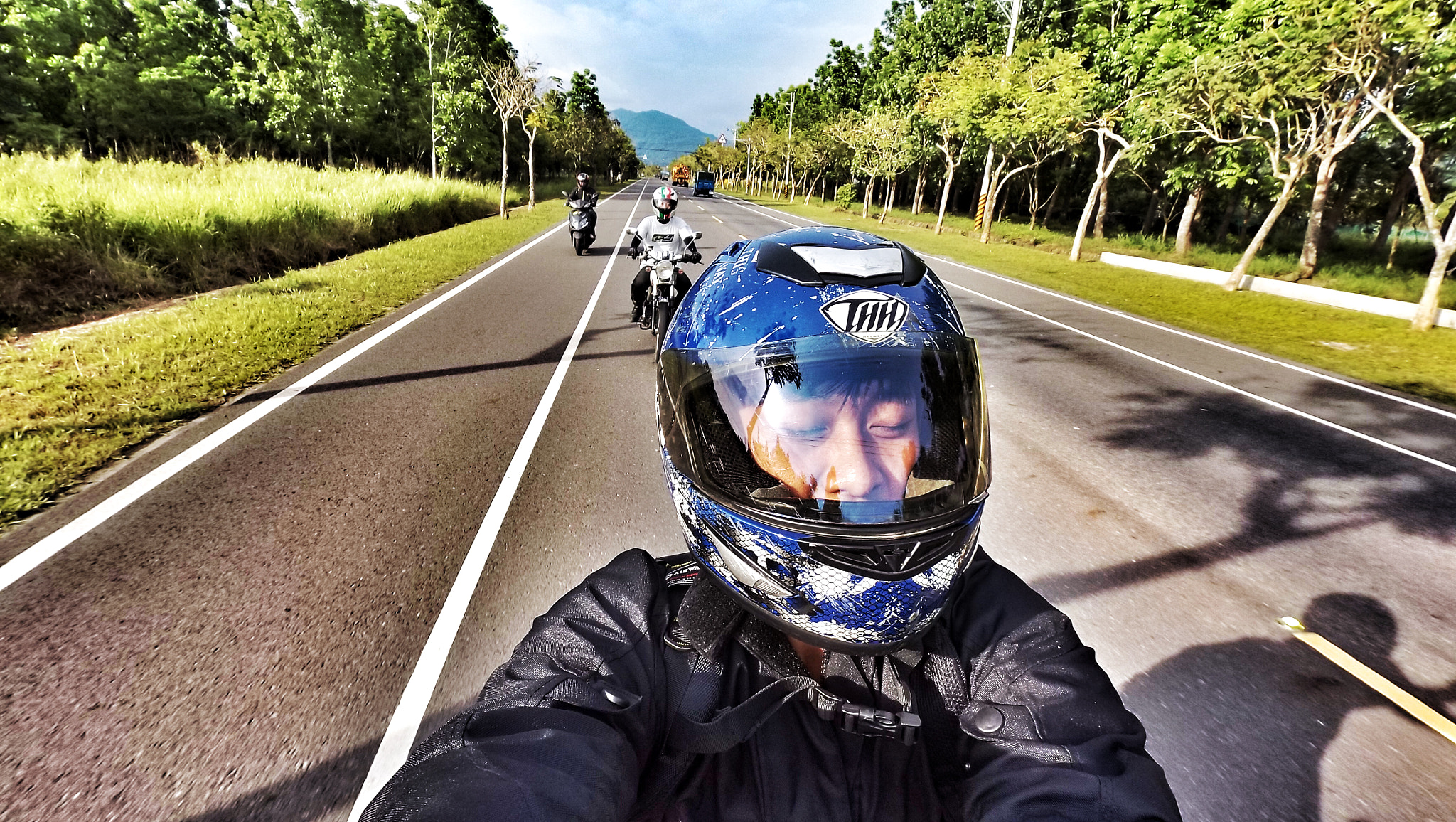 HTC RE sample photo. Trip with our bike photography