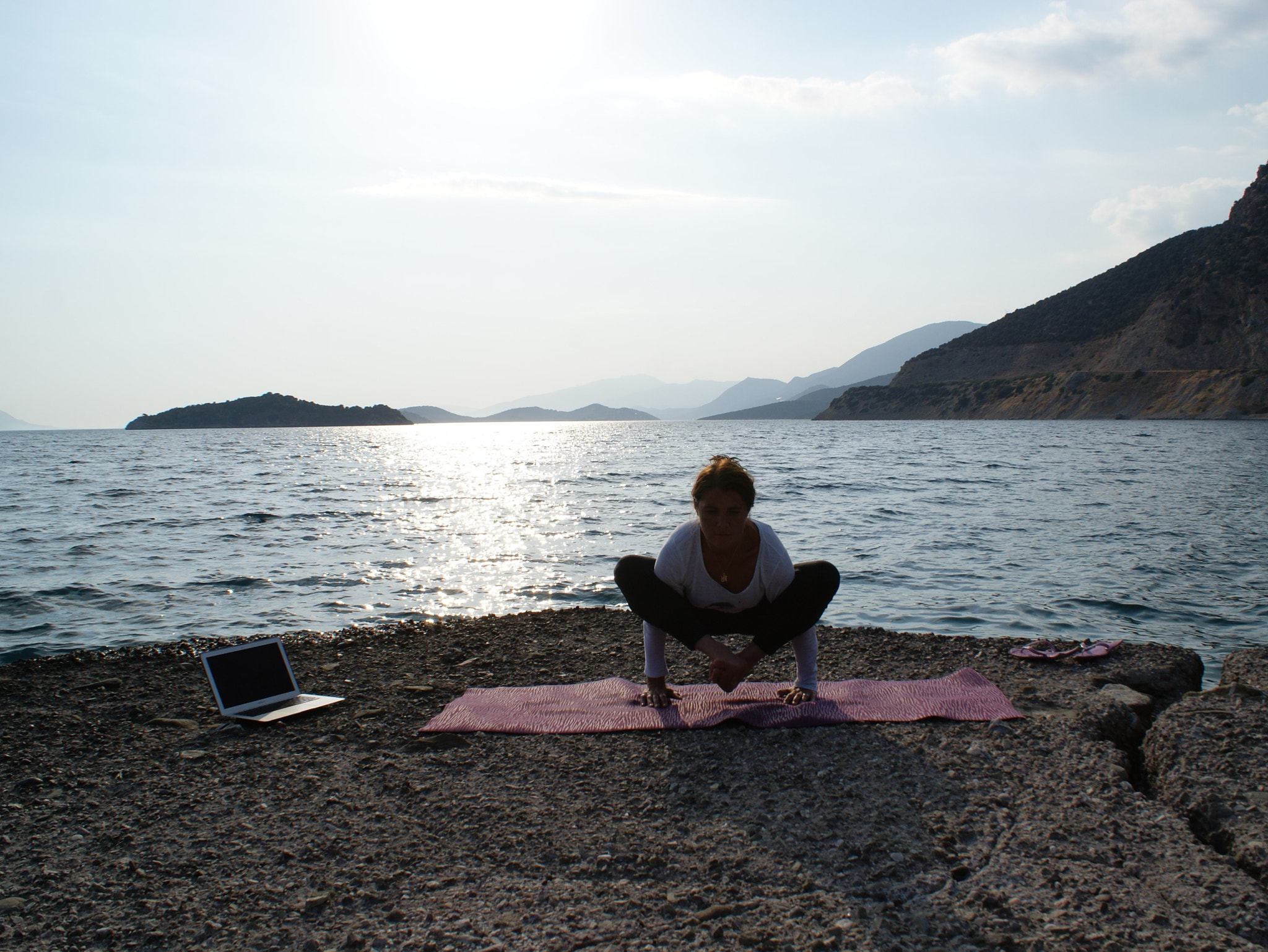 Sony DT 18-70mm F3.5-5.6 sample photo. Yoga practice (greece) photography