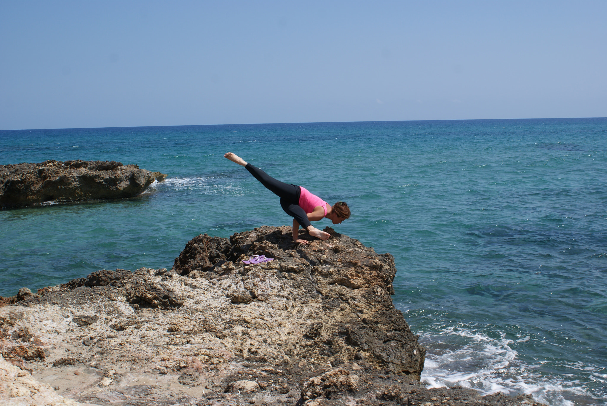 Sony DT 18-70mm F3.5-5.6 sample photo. Yoga practice (greece) photography