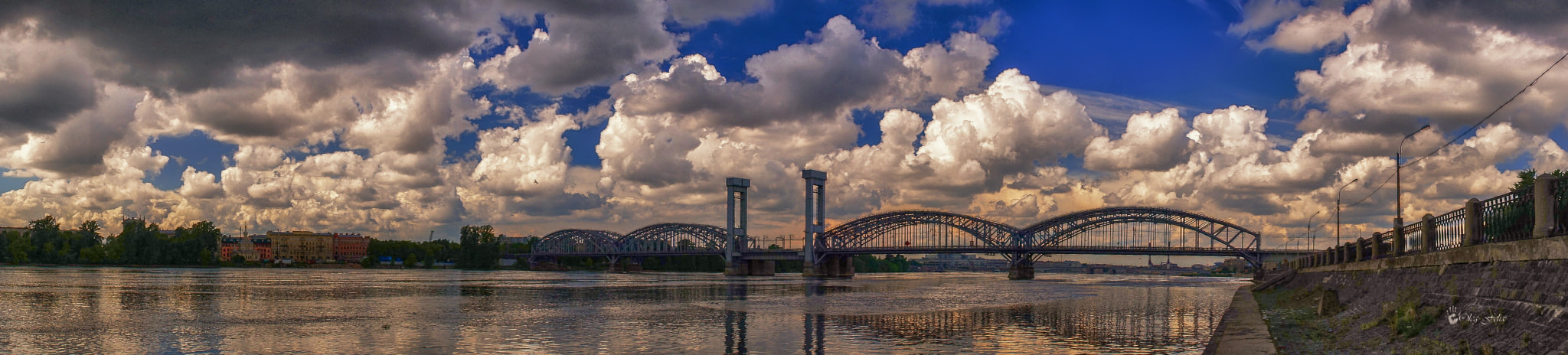 Sony SLT-A37 sample photo. Clouds on the neva. photography