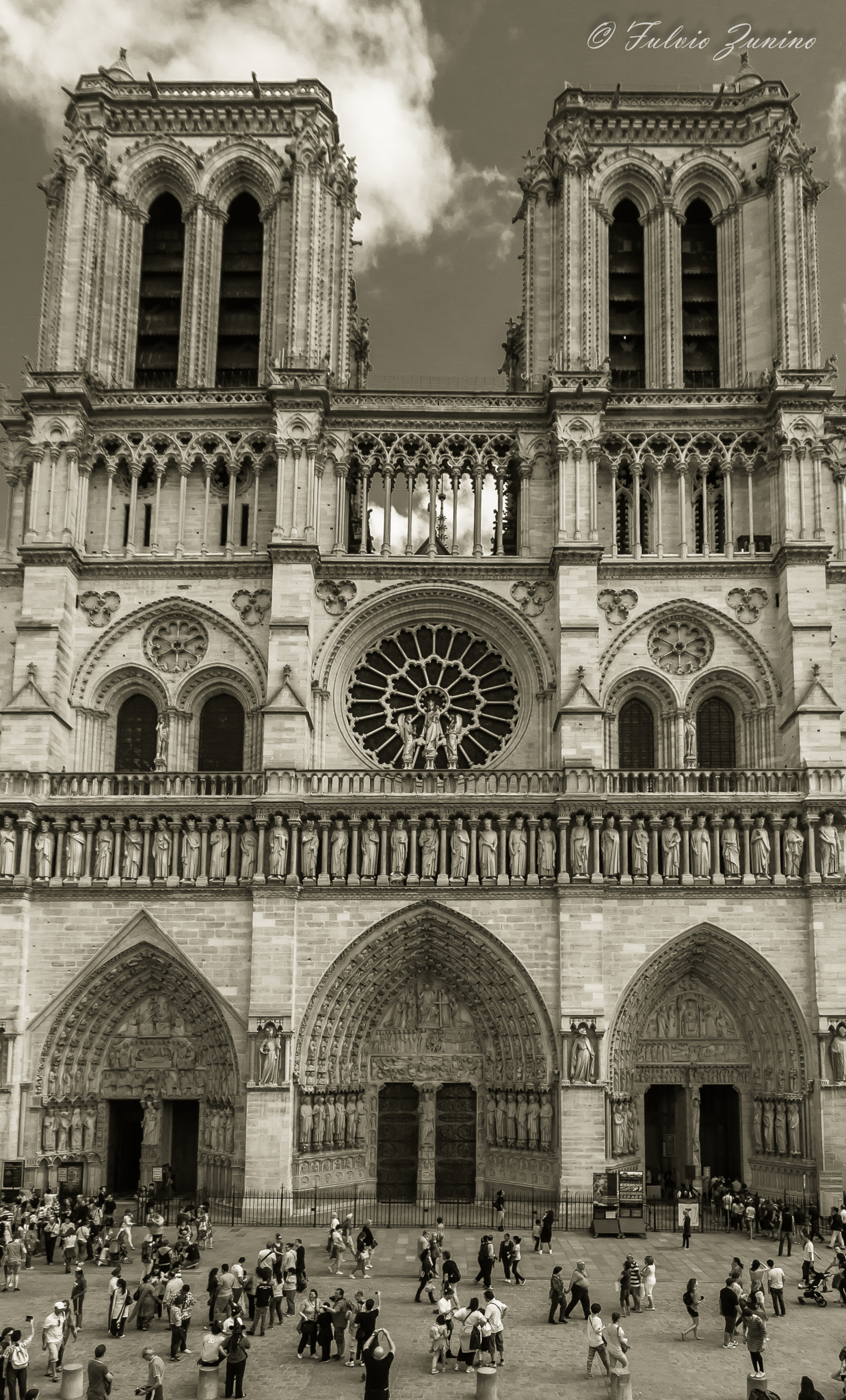 Nikon D300 + Sigma 12-24mm F4.5-5.6 EX DG Aspherical HSM sample photo. Notre dame de paris photography