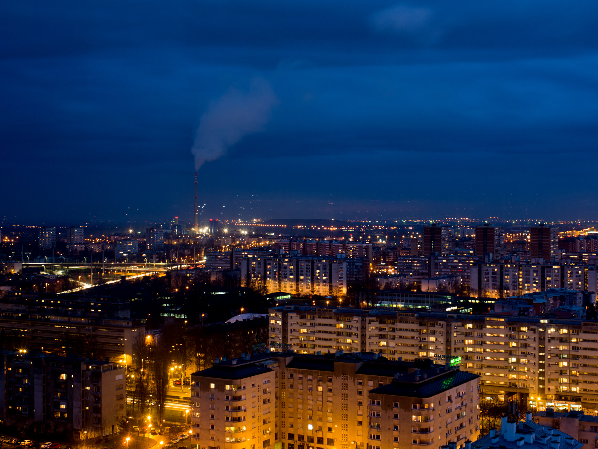 Panasonic Lumix DMC-GX7 sample photo. Nightscape photography