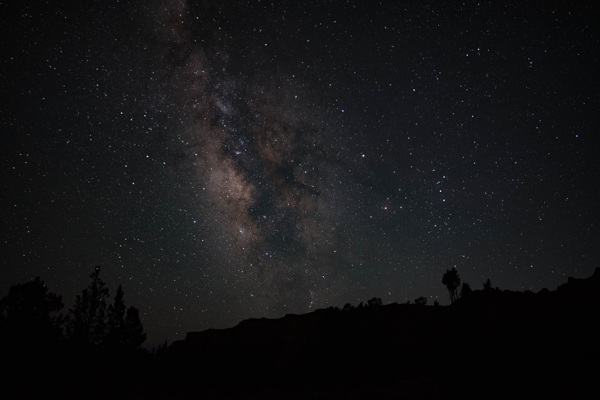 Samyang 12mm F2.8 ED AS NCS Fisheye sample photo. Milky way over kodachrome photography