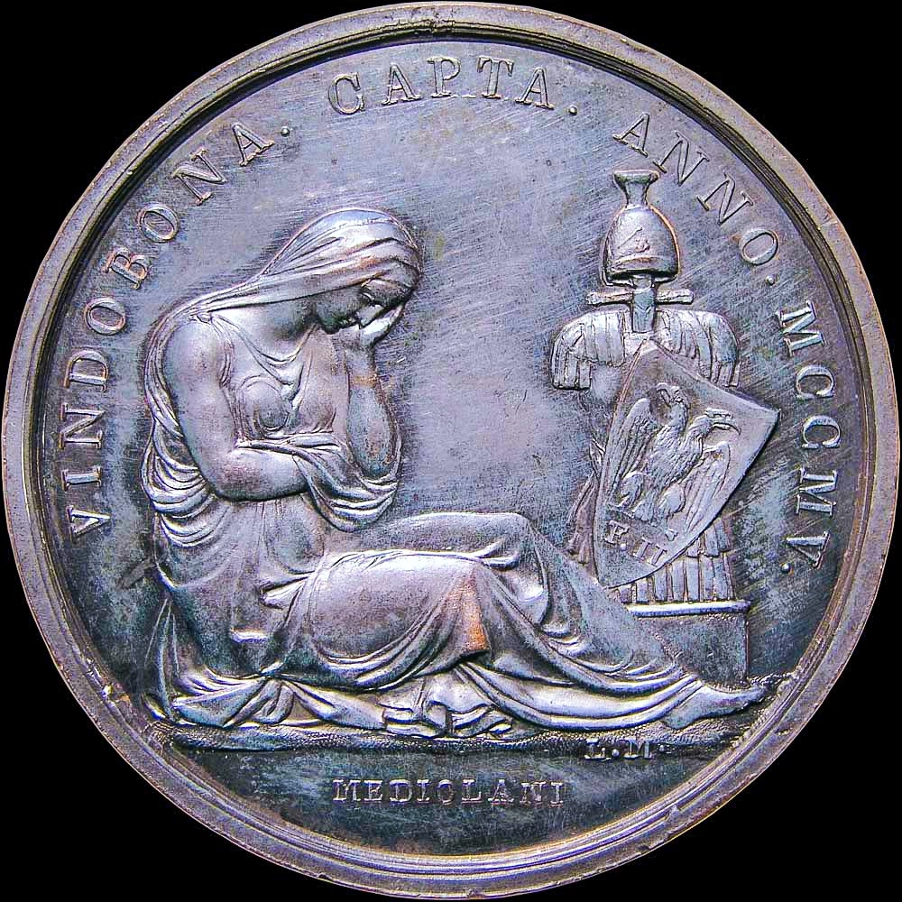 Olympus C5050Z sample photo. 1805 conquest of austria, france. 43mm, blackened copper photography