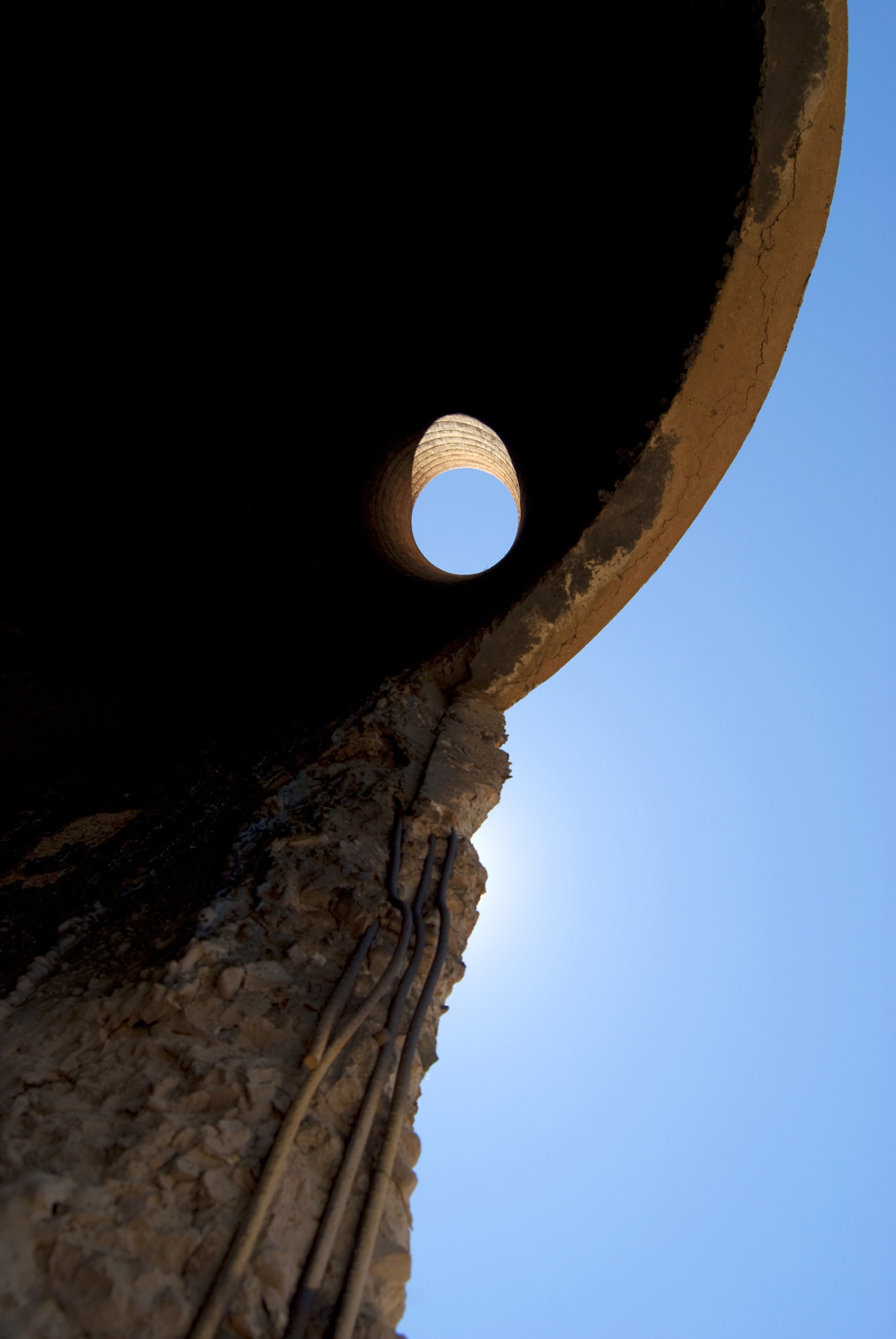 Nikon D200 sample photo. Mayer smelter stack photography