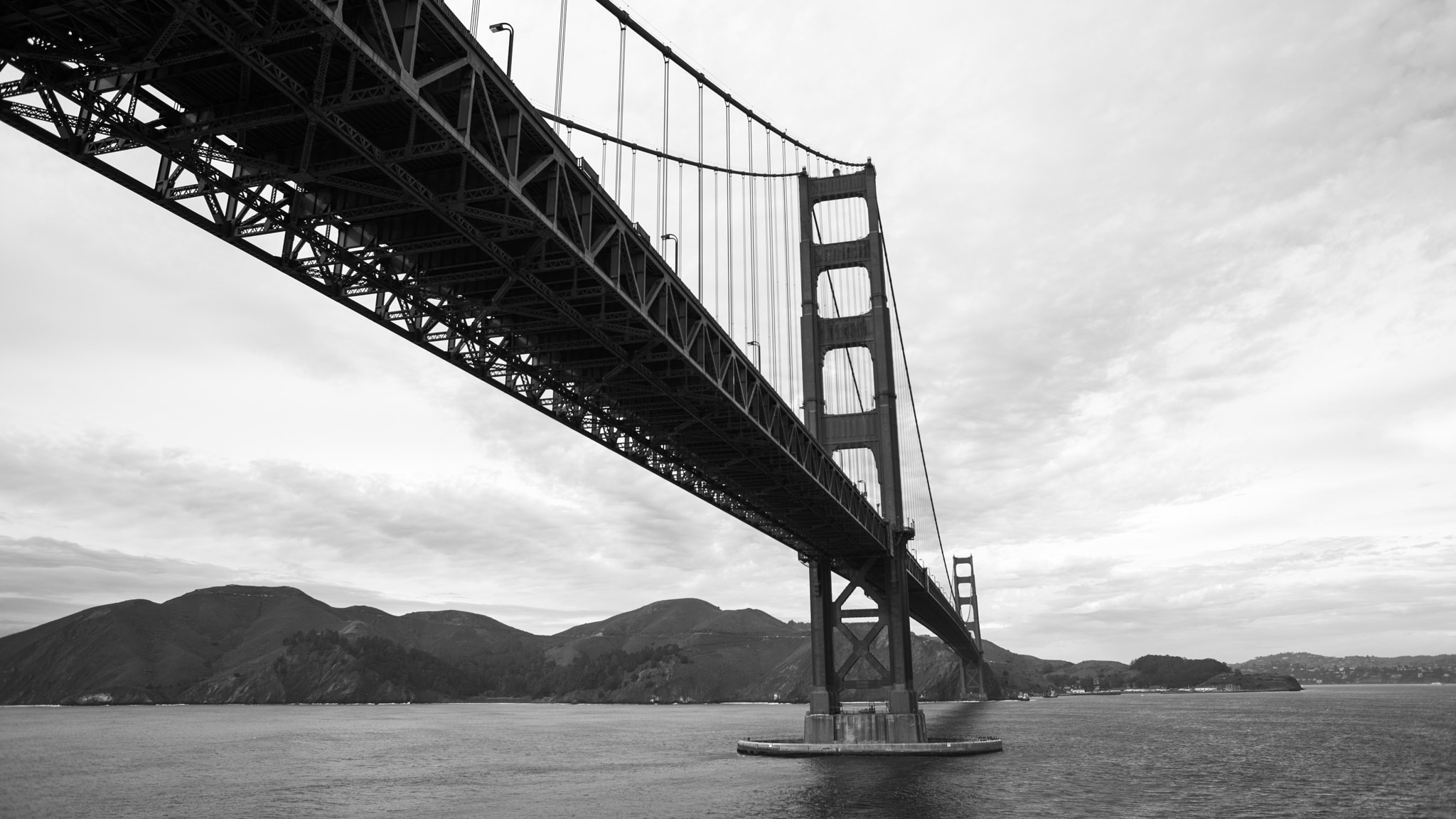 Nikon D800 + Nikon AF Nikkor 24mm F2.8D sample photo. Golden gate bridge from fort point photography