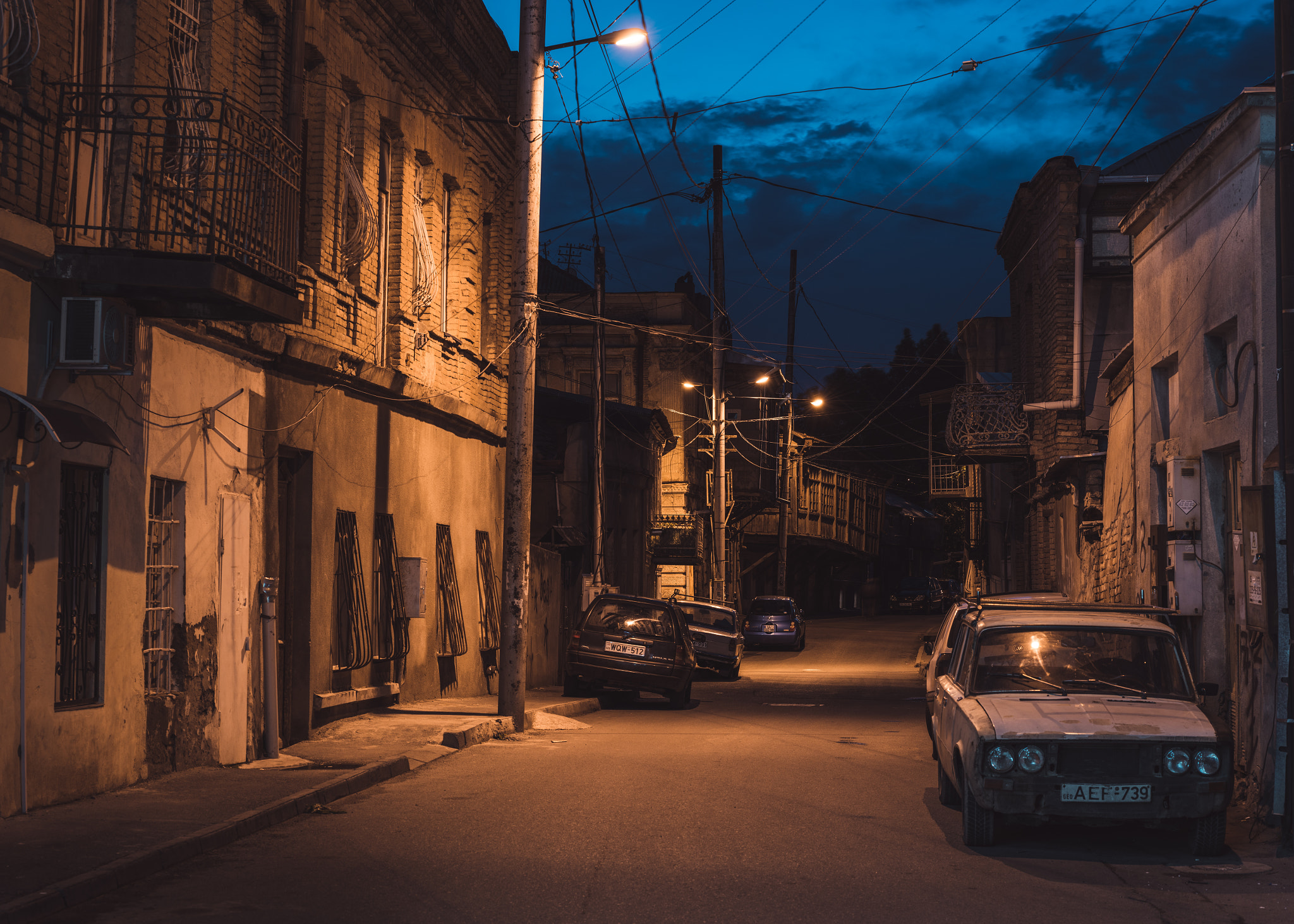 Nikon D800 + PC Micro-Nikkor 85mm f/2.8D sample photo. Tbilisi street scene photography