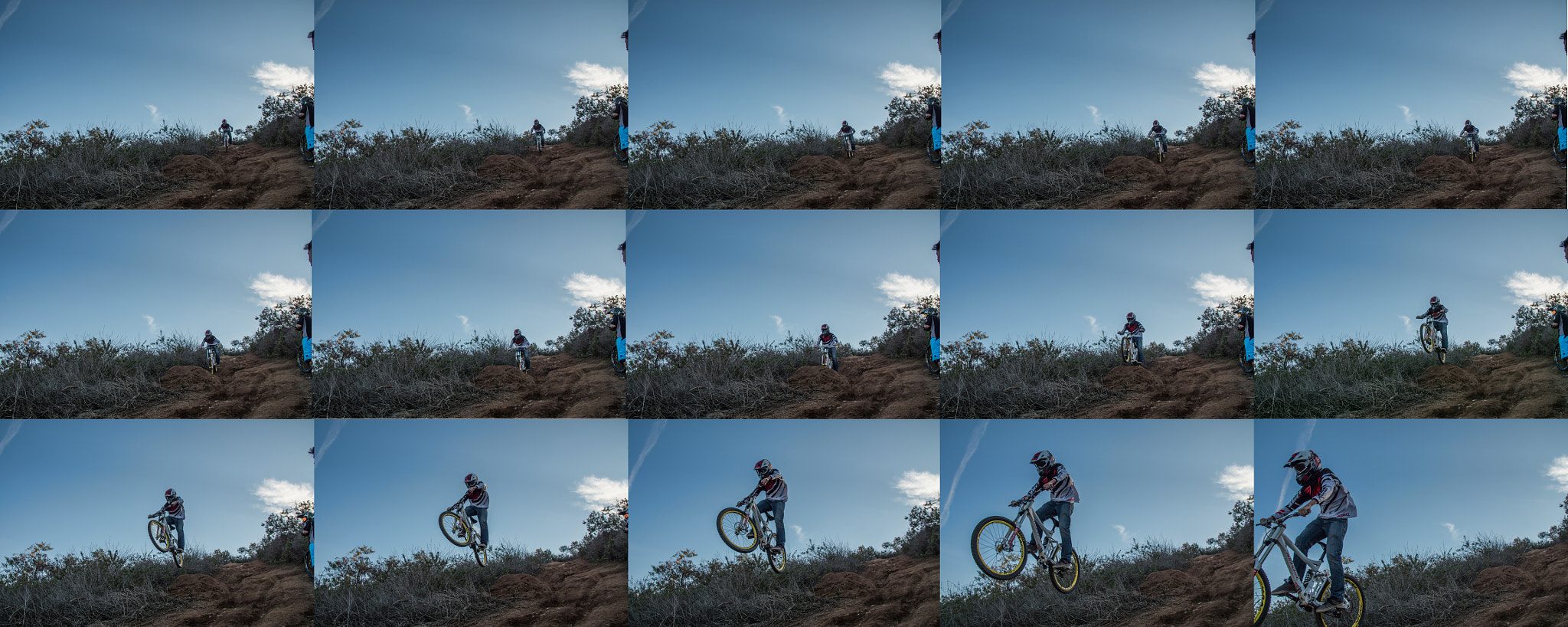 Panasonic Lumix DMC-GH4 + Canon EF 24-105mm F4L IS USM sample photo. Berms jump sequence photography